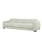 Jovan beige sofa on a white background