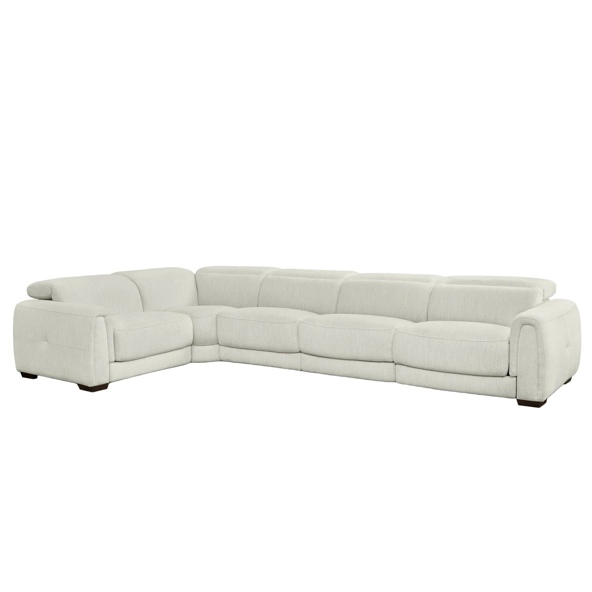 Jovan sectional sofa on a white background