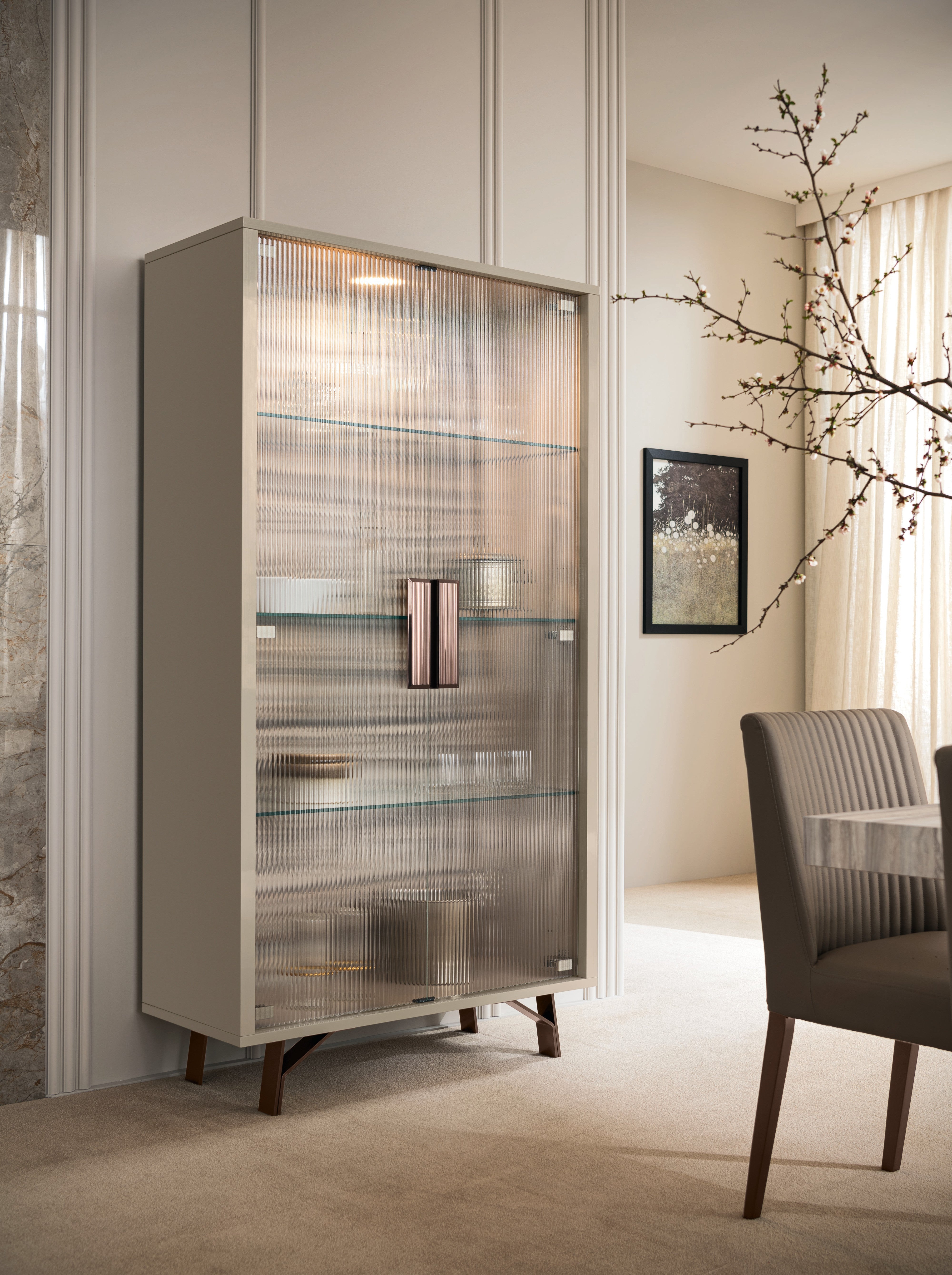 Jupiter 2-Door Curio Cabinet