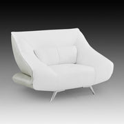 Creative Furniture Madrid Armchair in White Leather