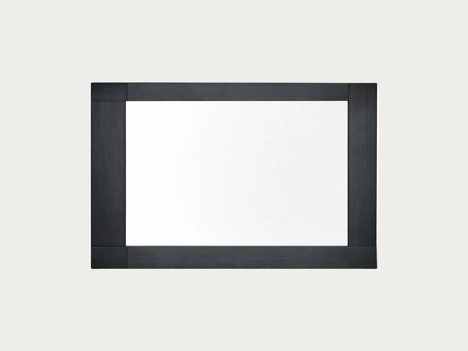 Monte Carlo dark grey high-gloss rectangular frame on a white background