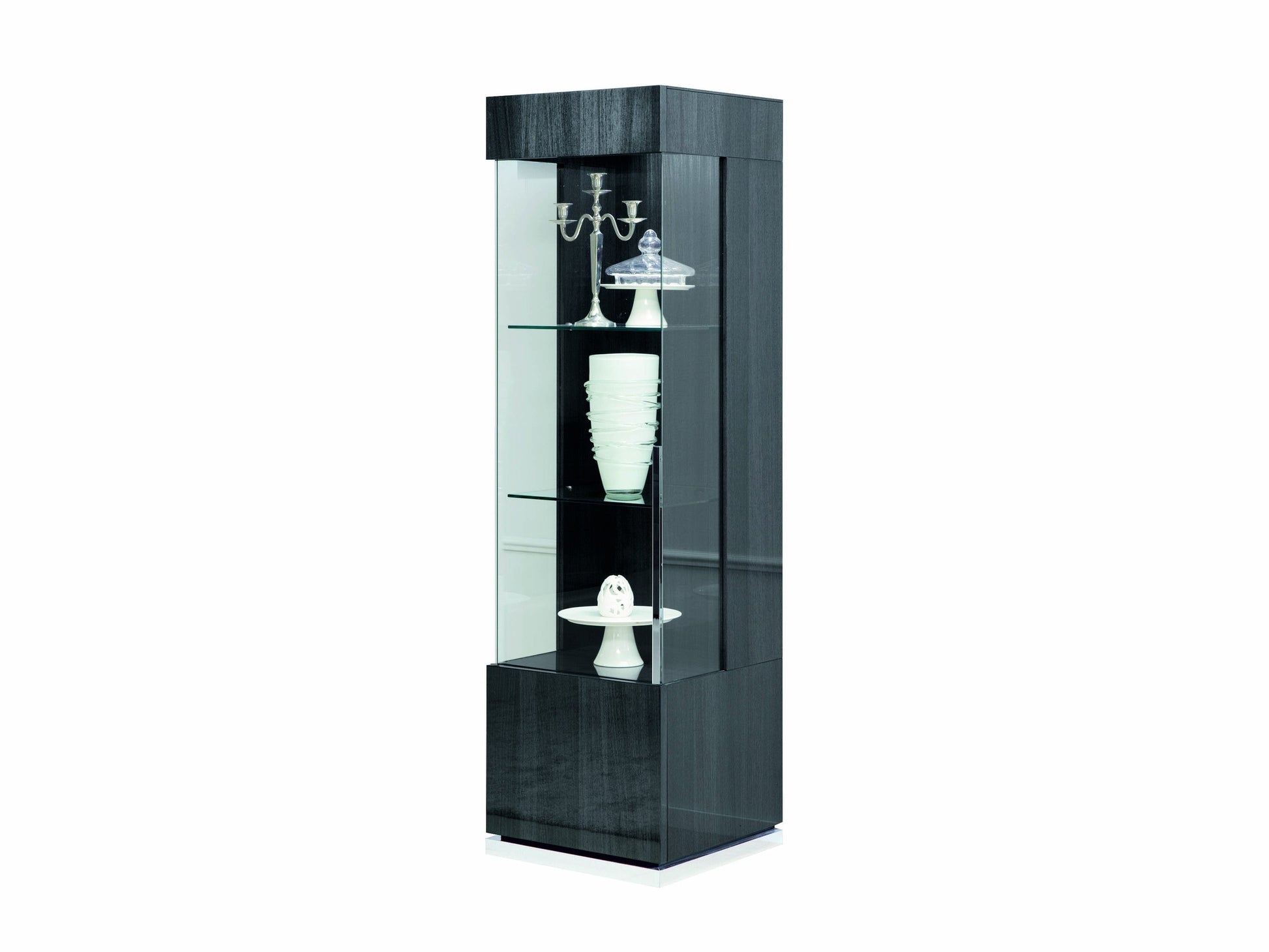 Monte Carlo cabinet with decorative items on a white background