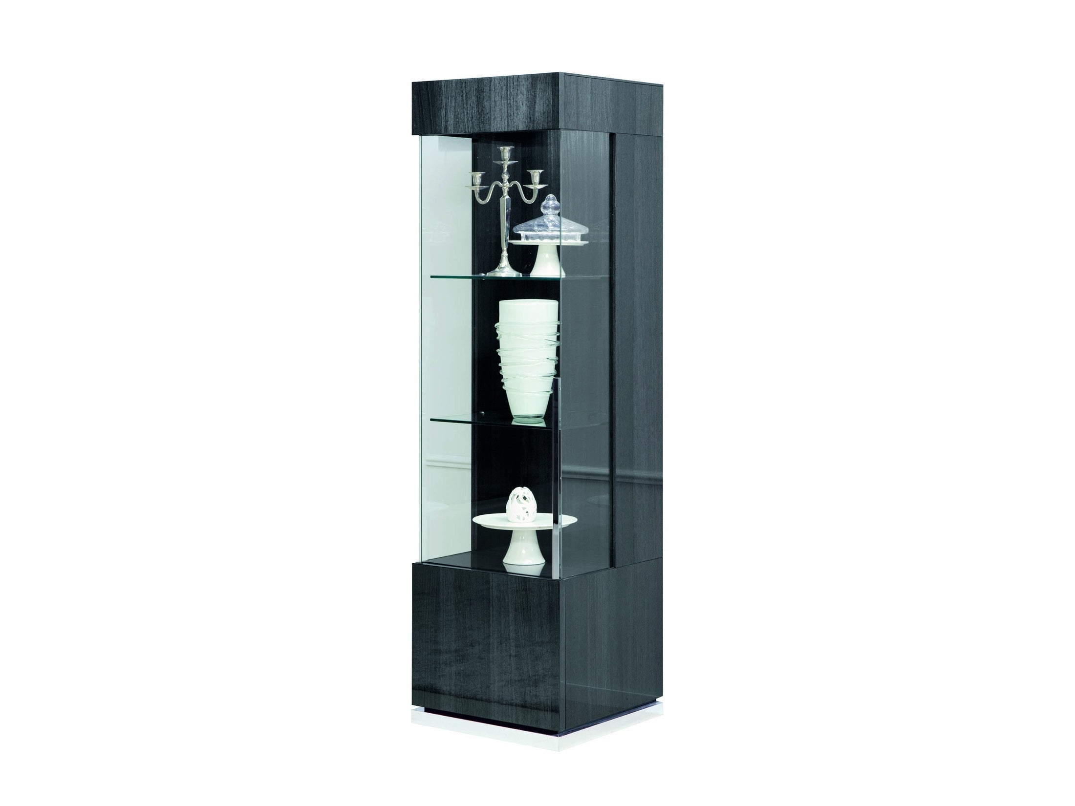 Monte Carlo cabinet with decorative items on a white background