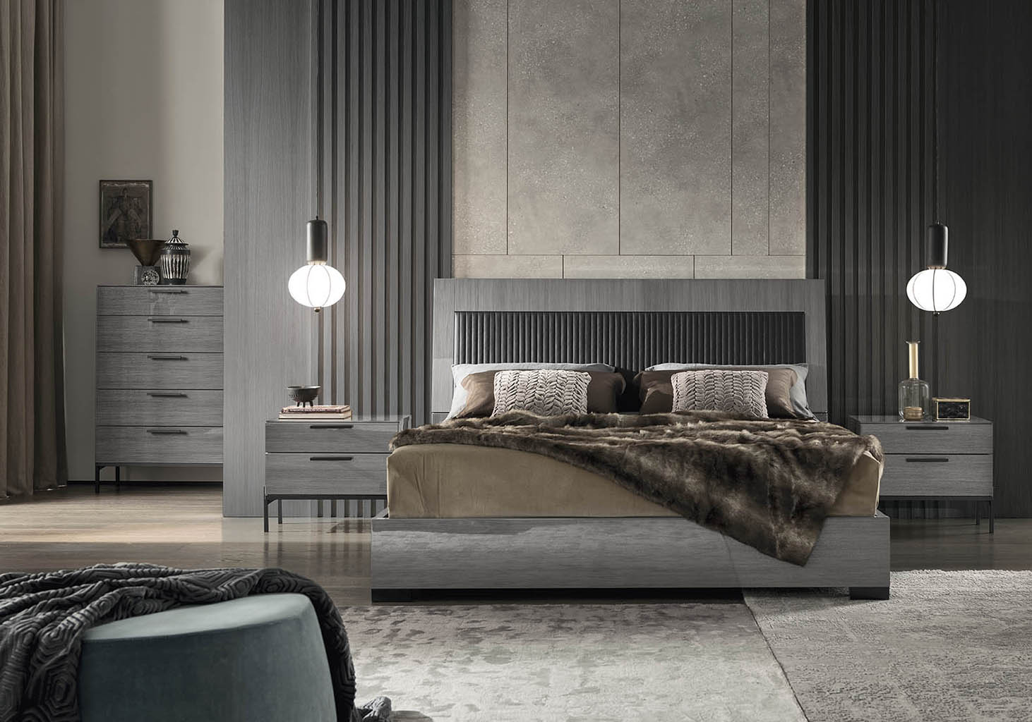 Novecento Modern Bed