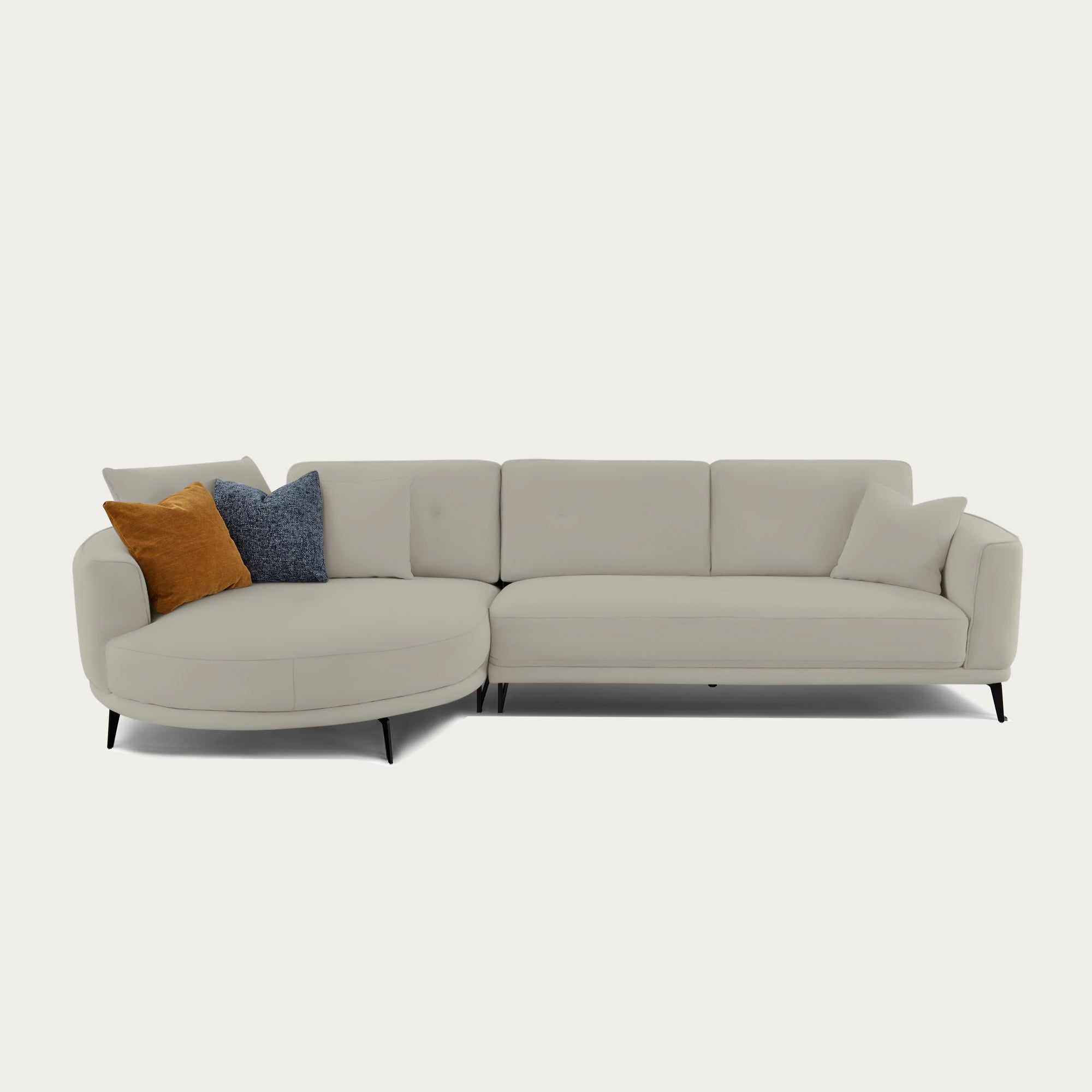 Rene Sectional Sofa, Leather