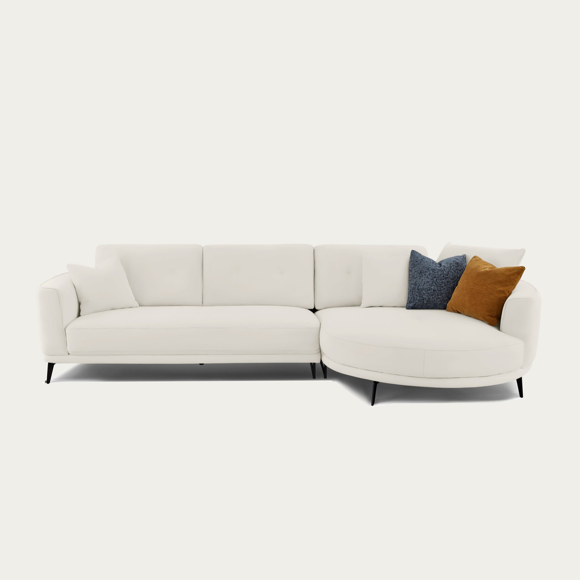 Rene Sectional Sofa, Leather