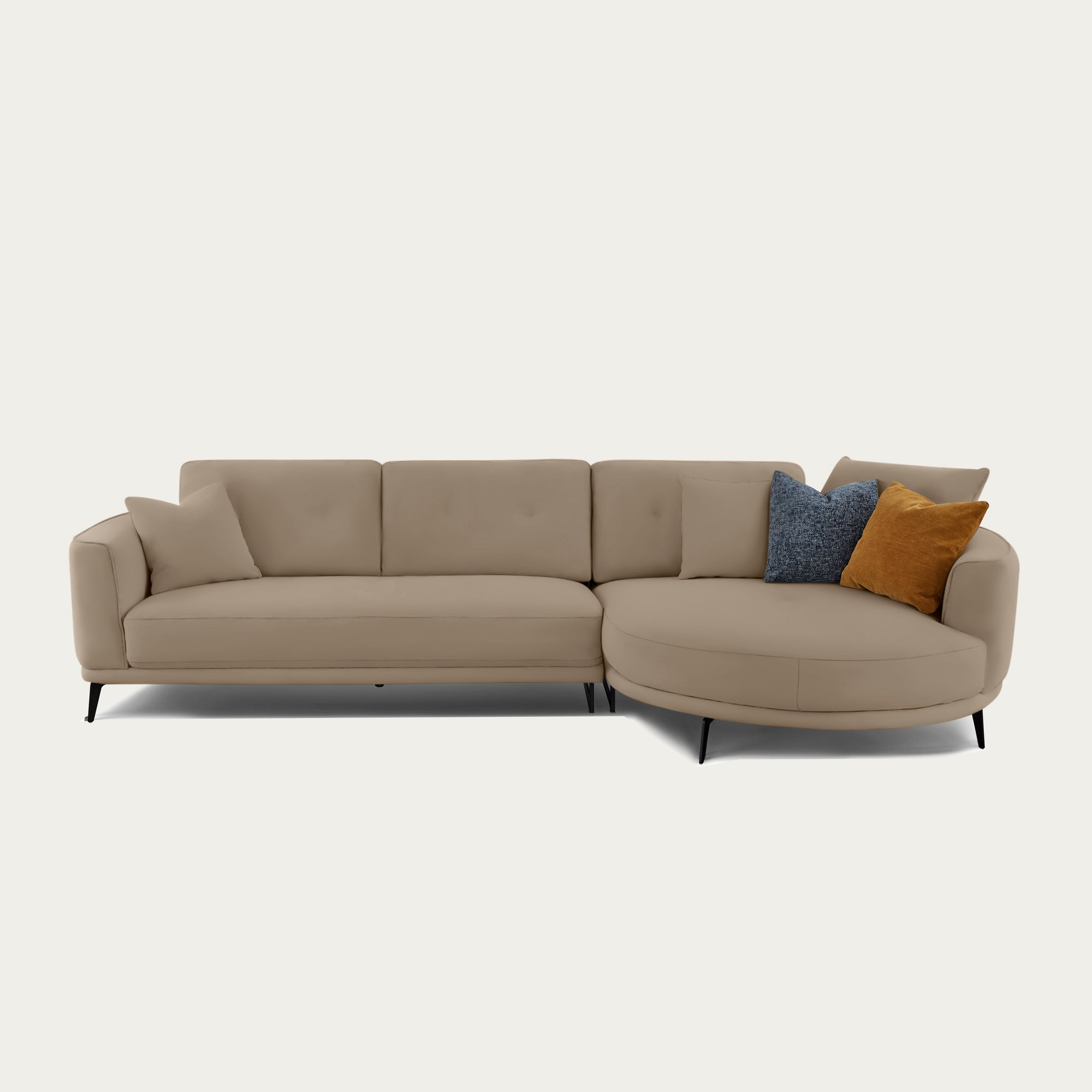 Rene Sectional Sofa, Leather