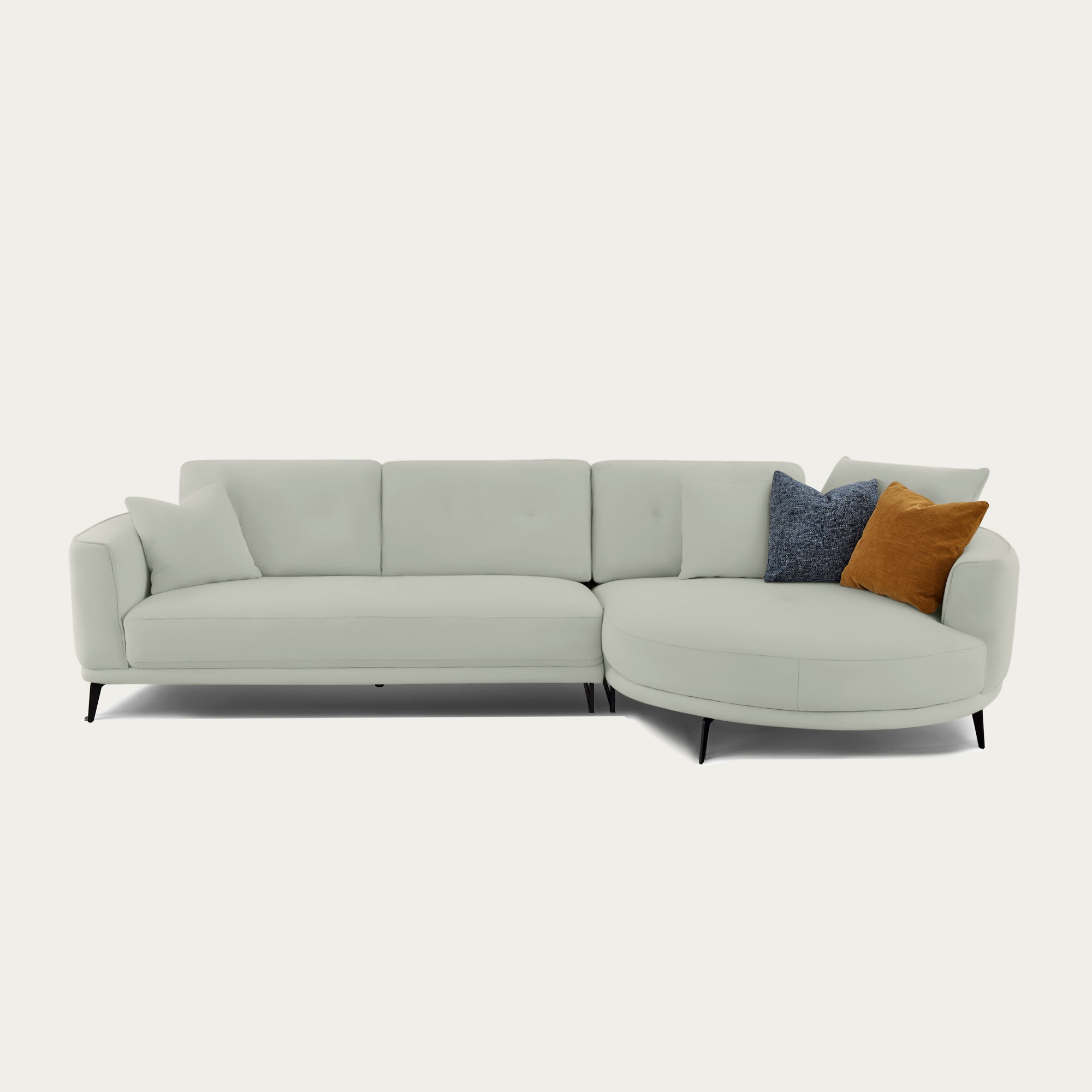 Rene Sectional Sofa, Leather