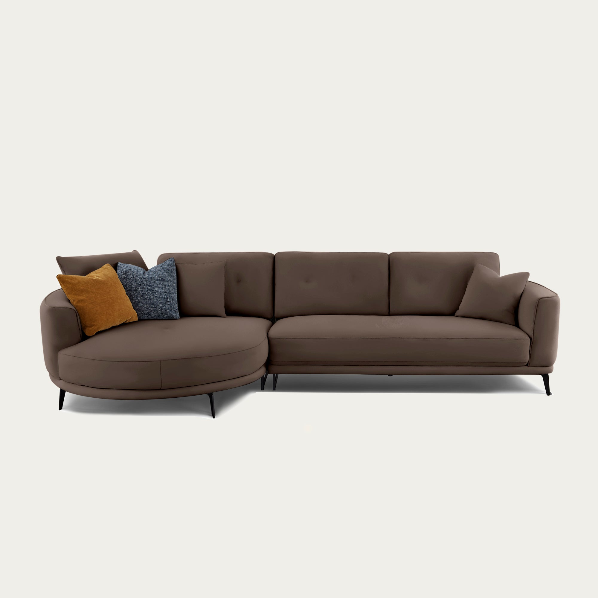 Rene Sectional Sofa, Leather