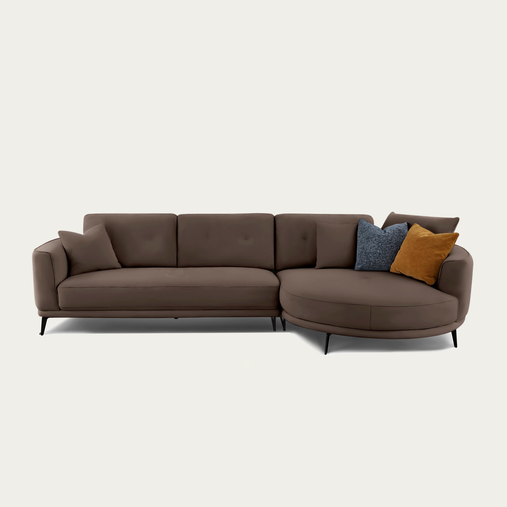 Rene Sectional Sofa, Leather