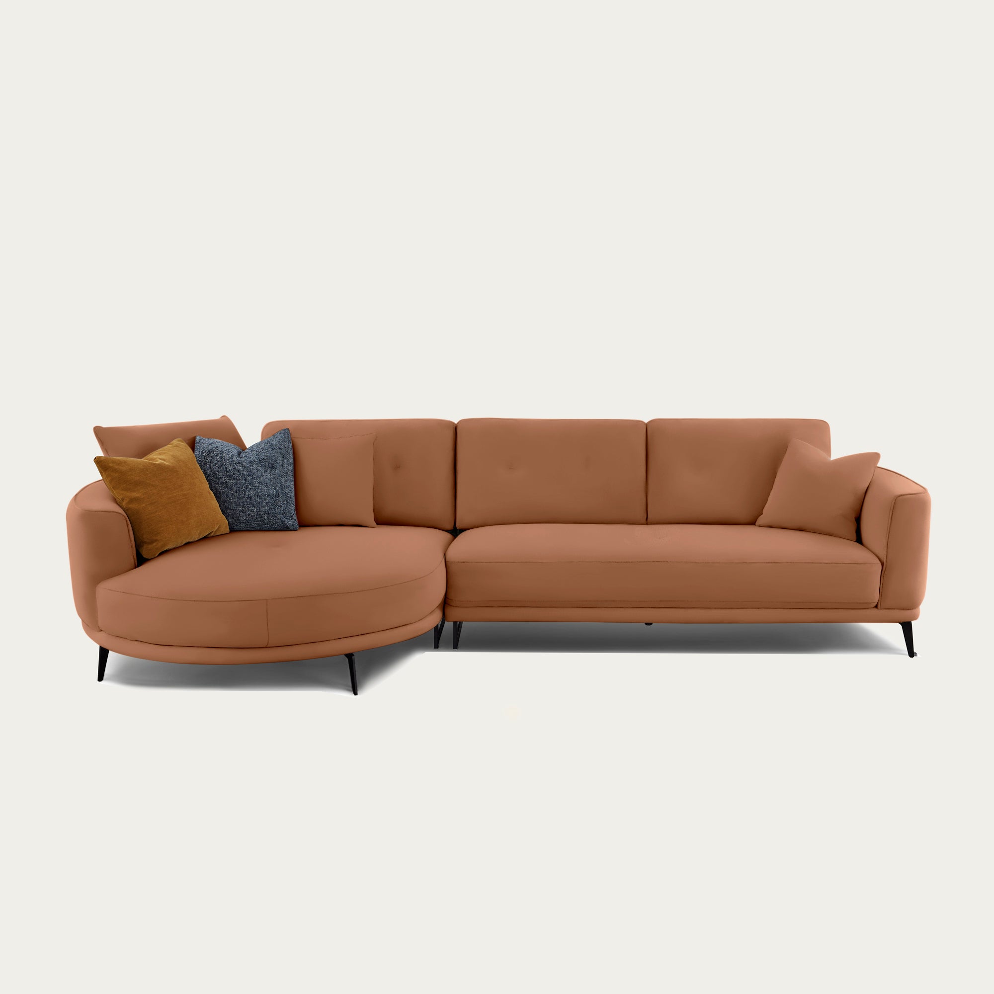 Rene Sectional Sofa, Leather