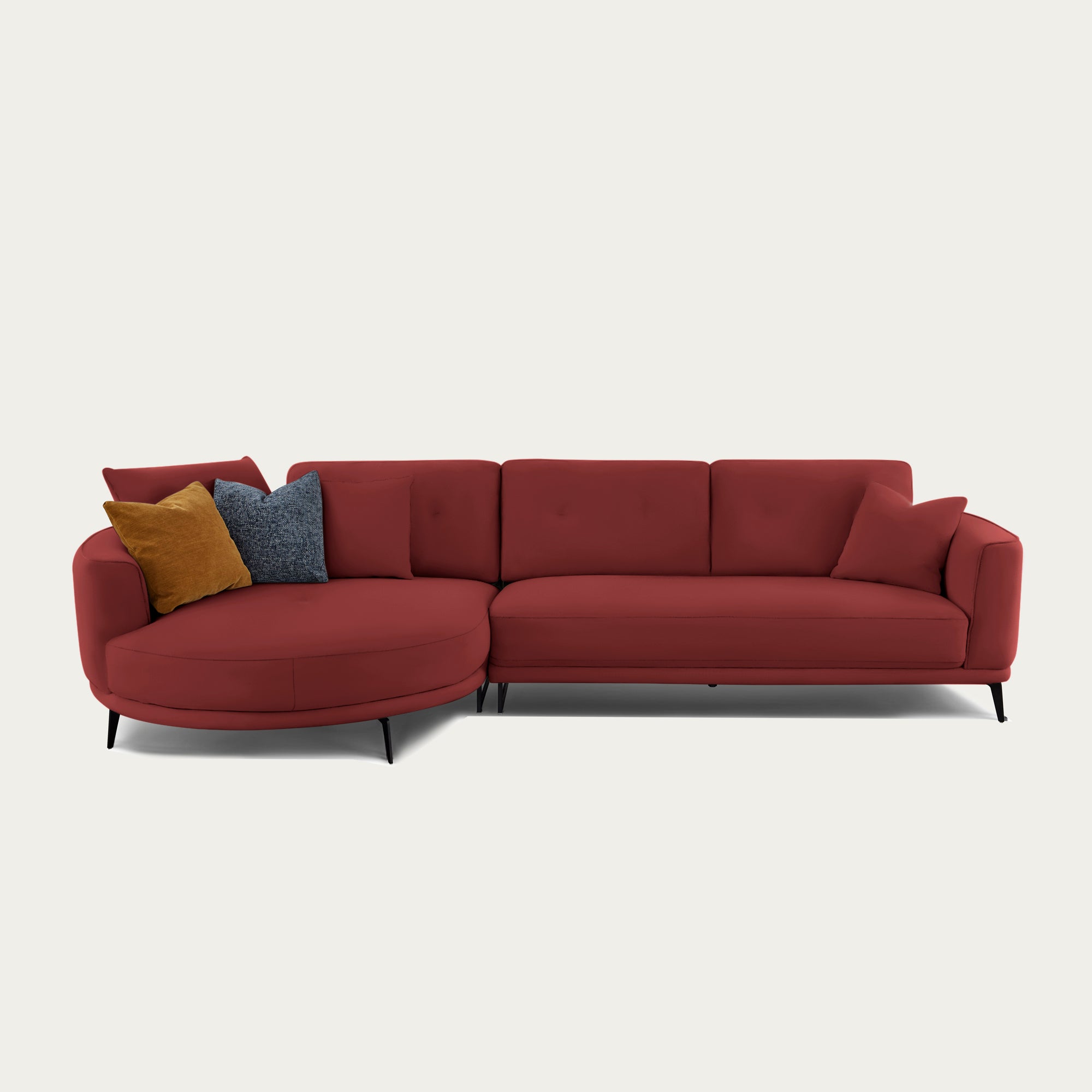 Rene Sectional Sofa, Leather