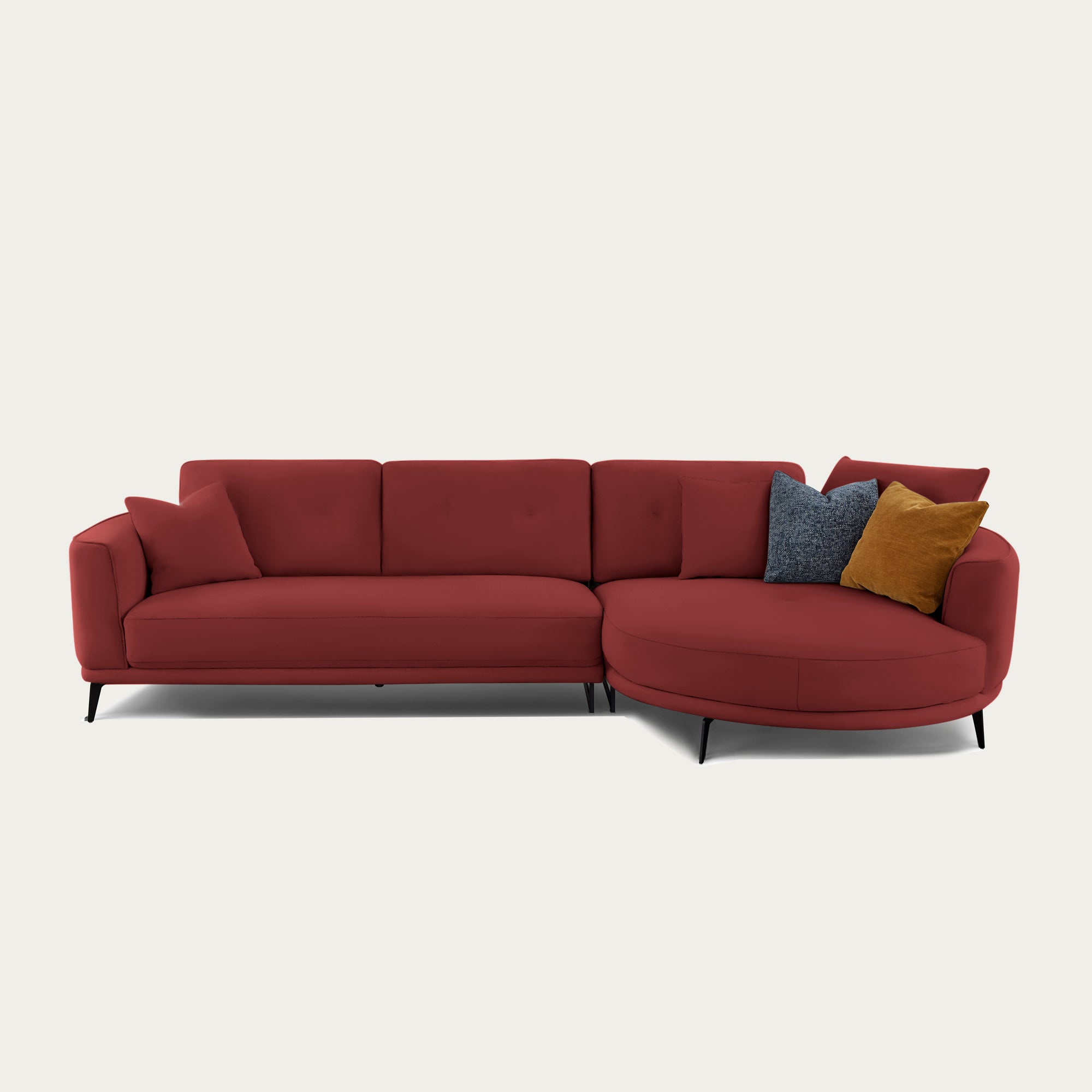Rene Sectional Sofa, Leather