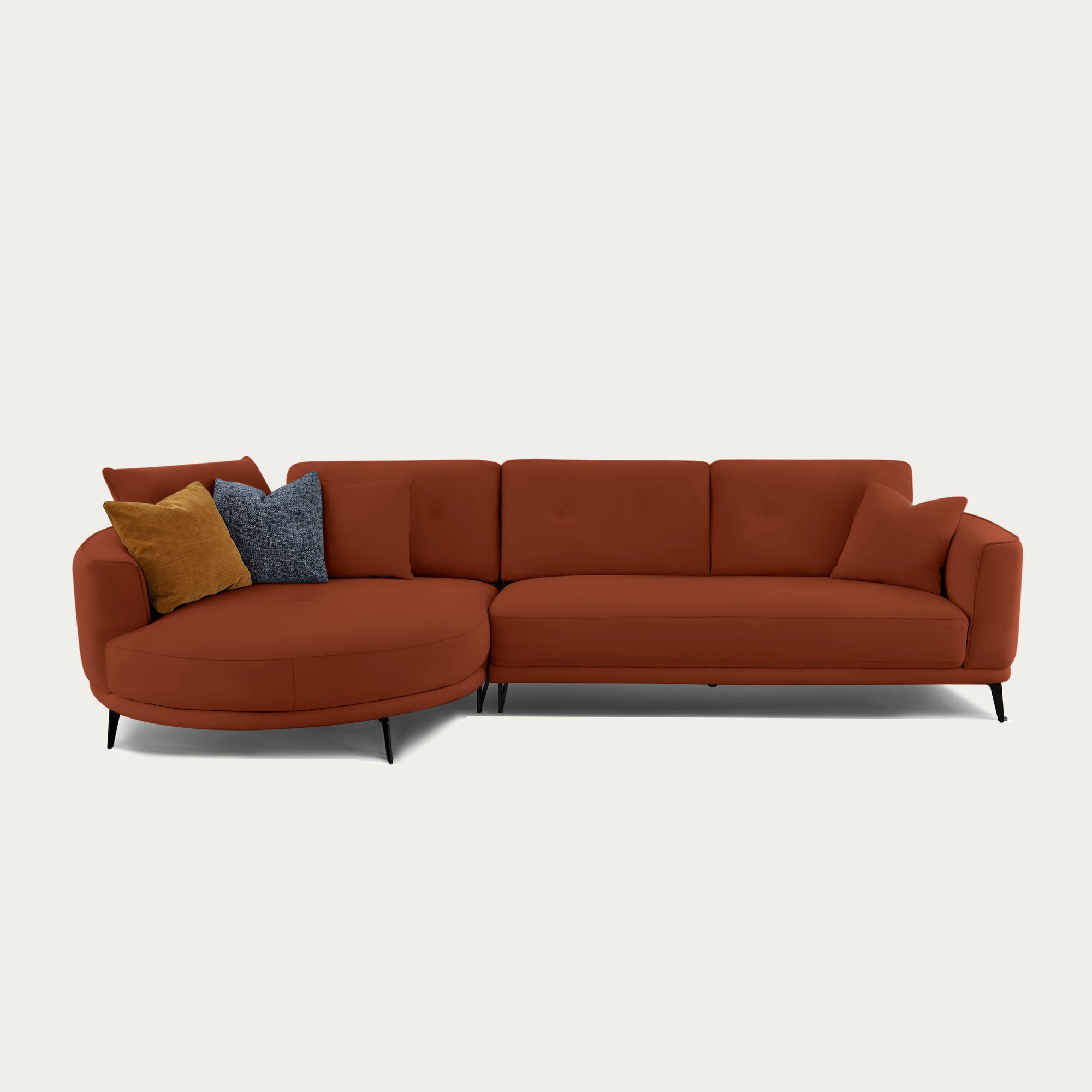 Rene Sectional Sofa, Leather