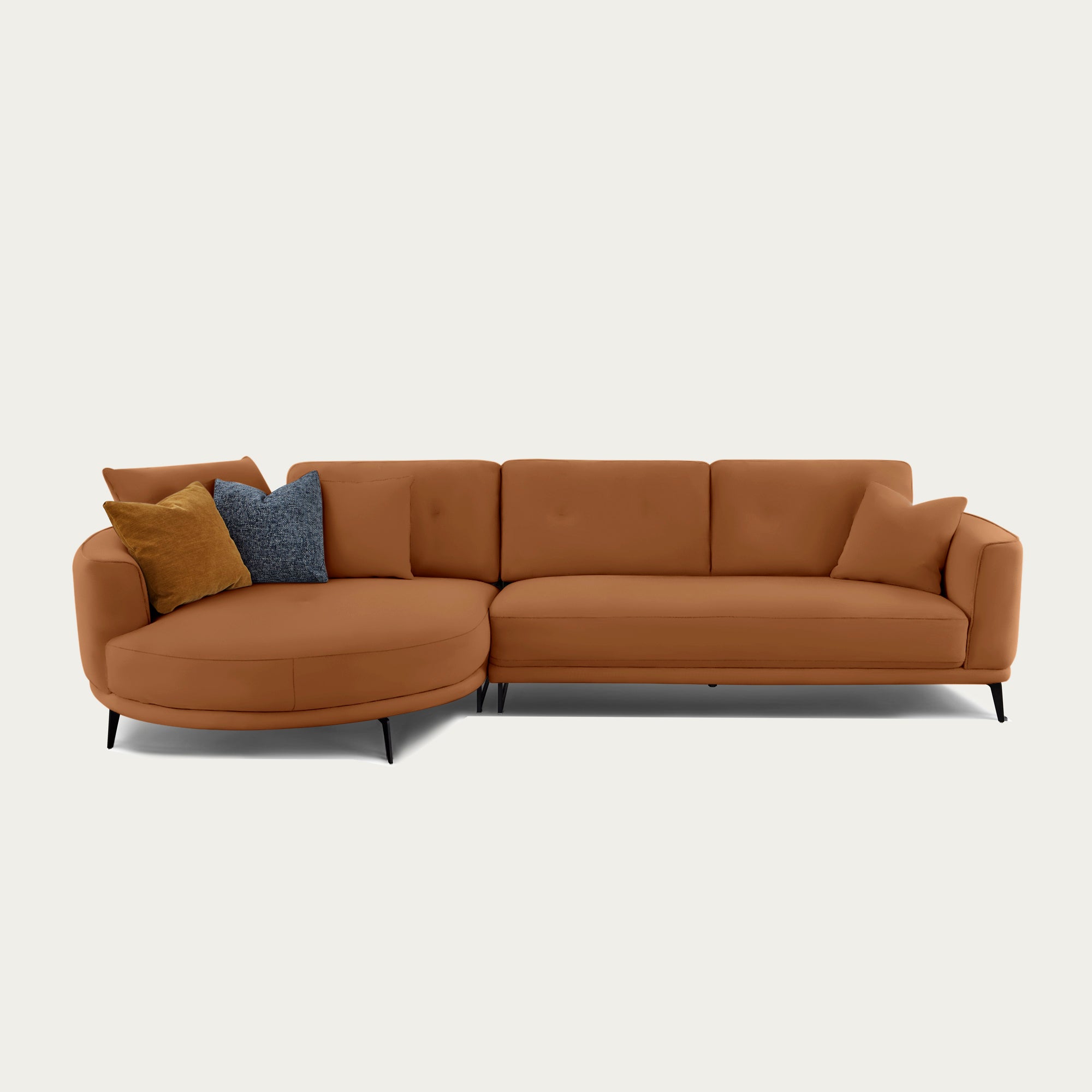 Rene Sectional Sofa, Leather