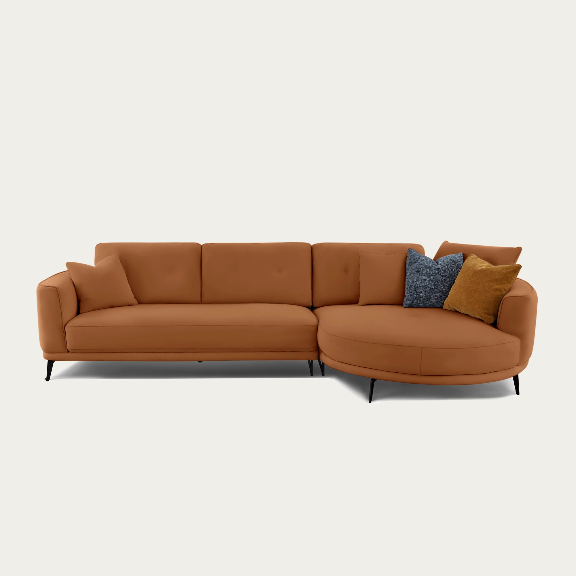 Rene Sectional Sofa, Leather