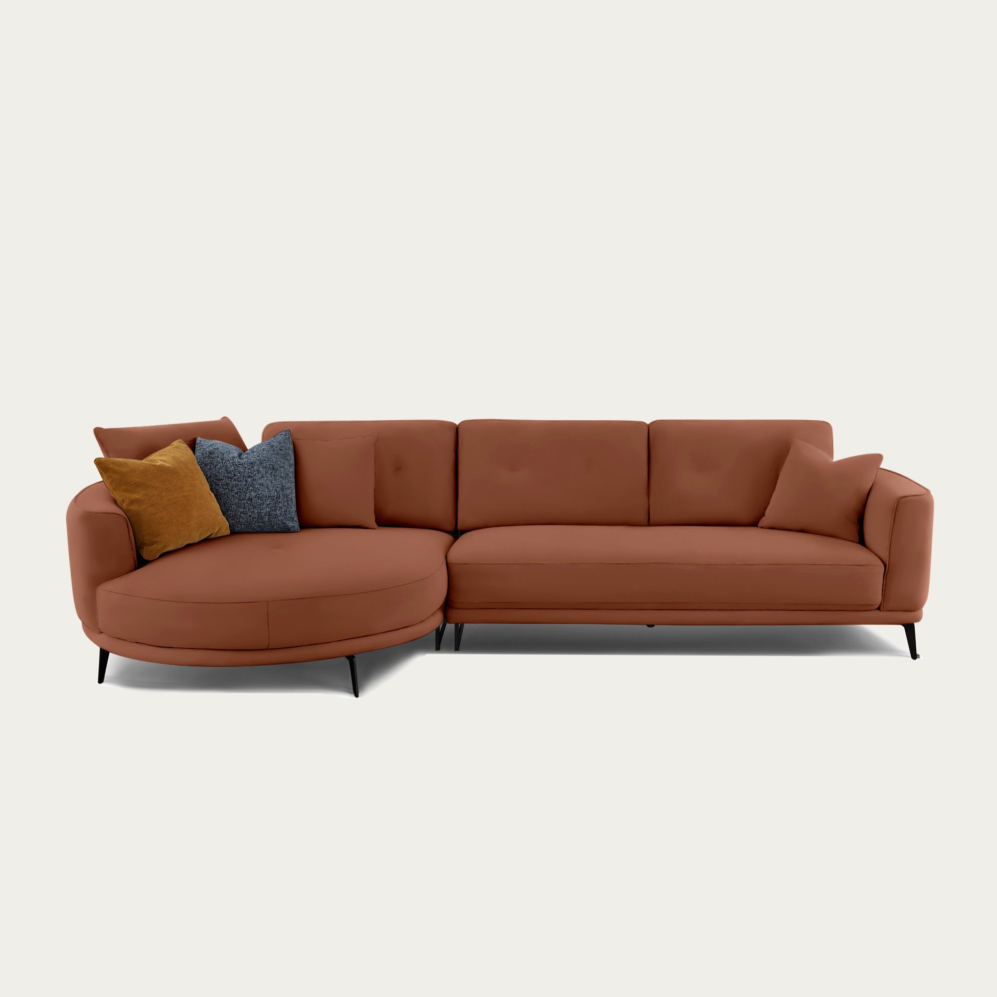 Rene Sectional Sofa, Leather