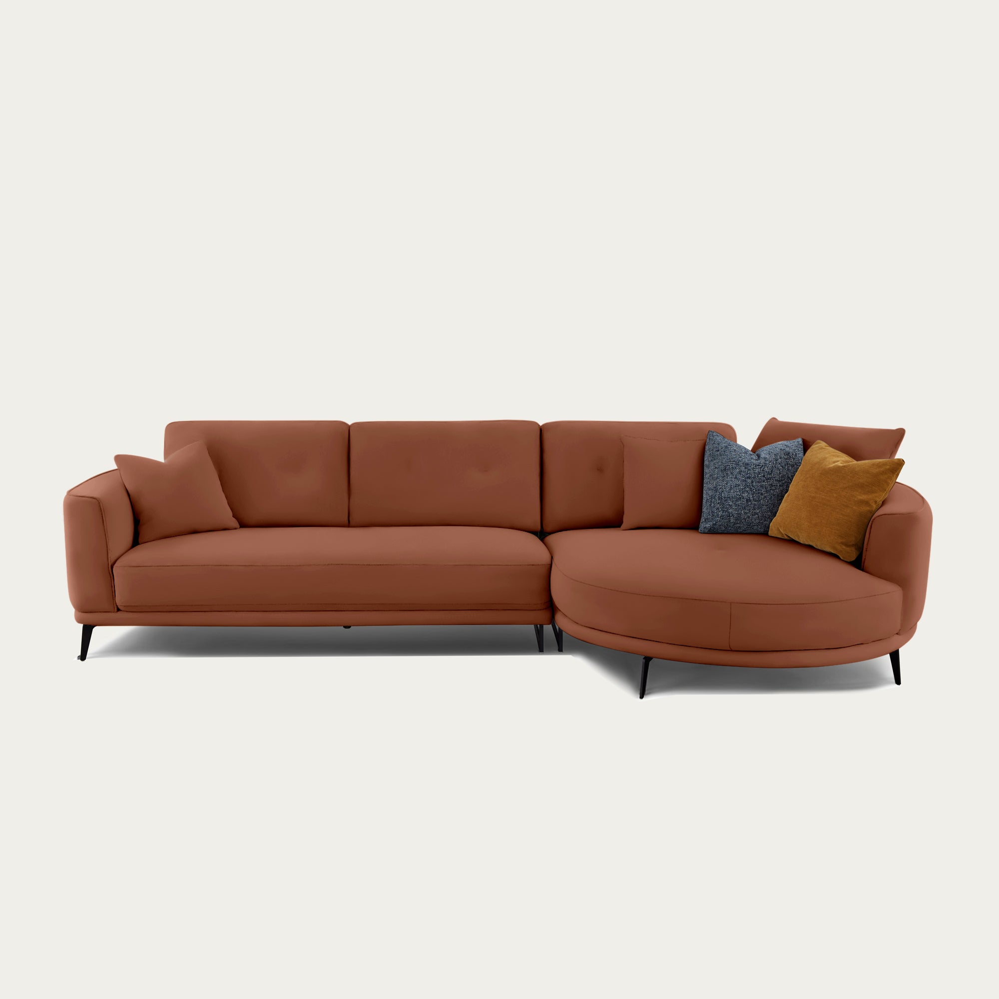 Rene Sectional Sofa, Leather