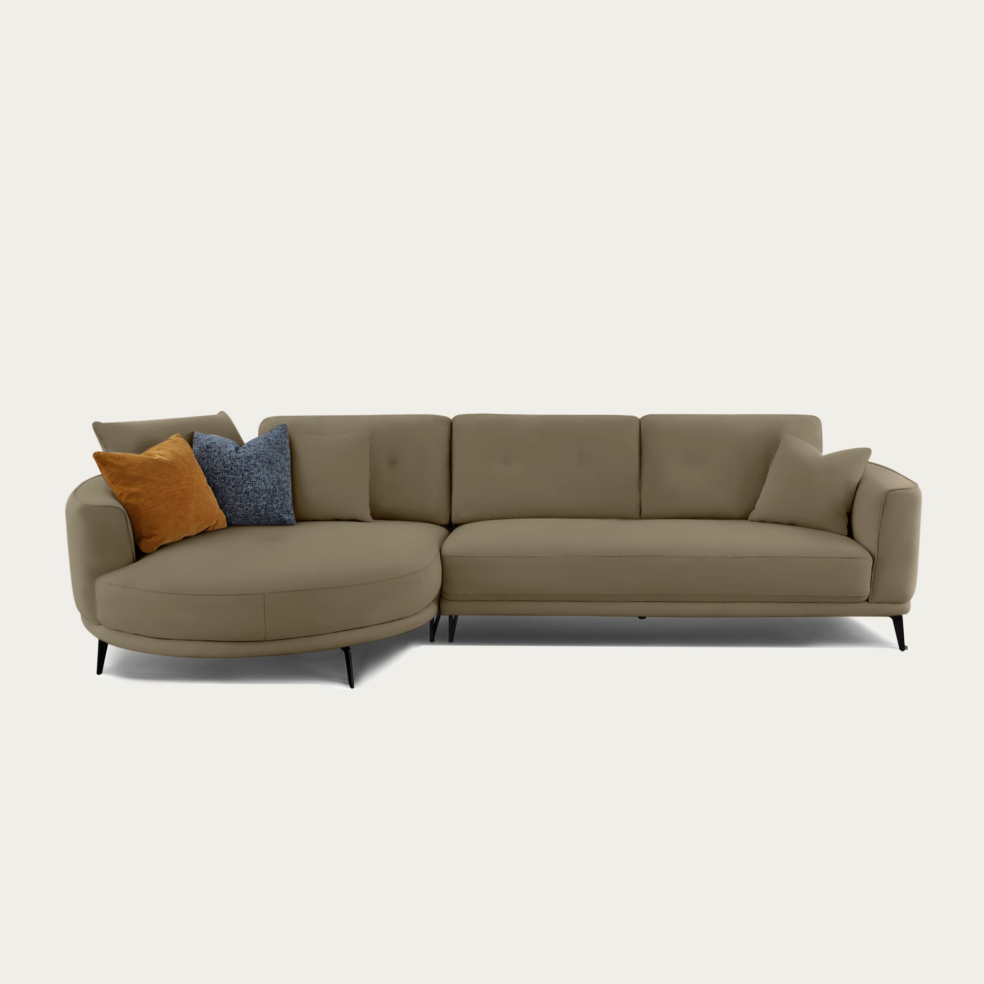 Rene Sectional Sofa, Leather