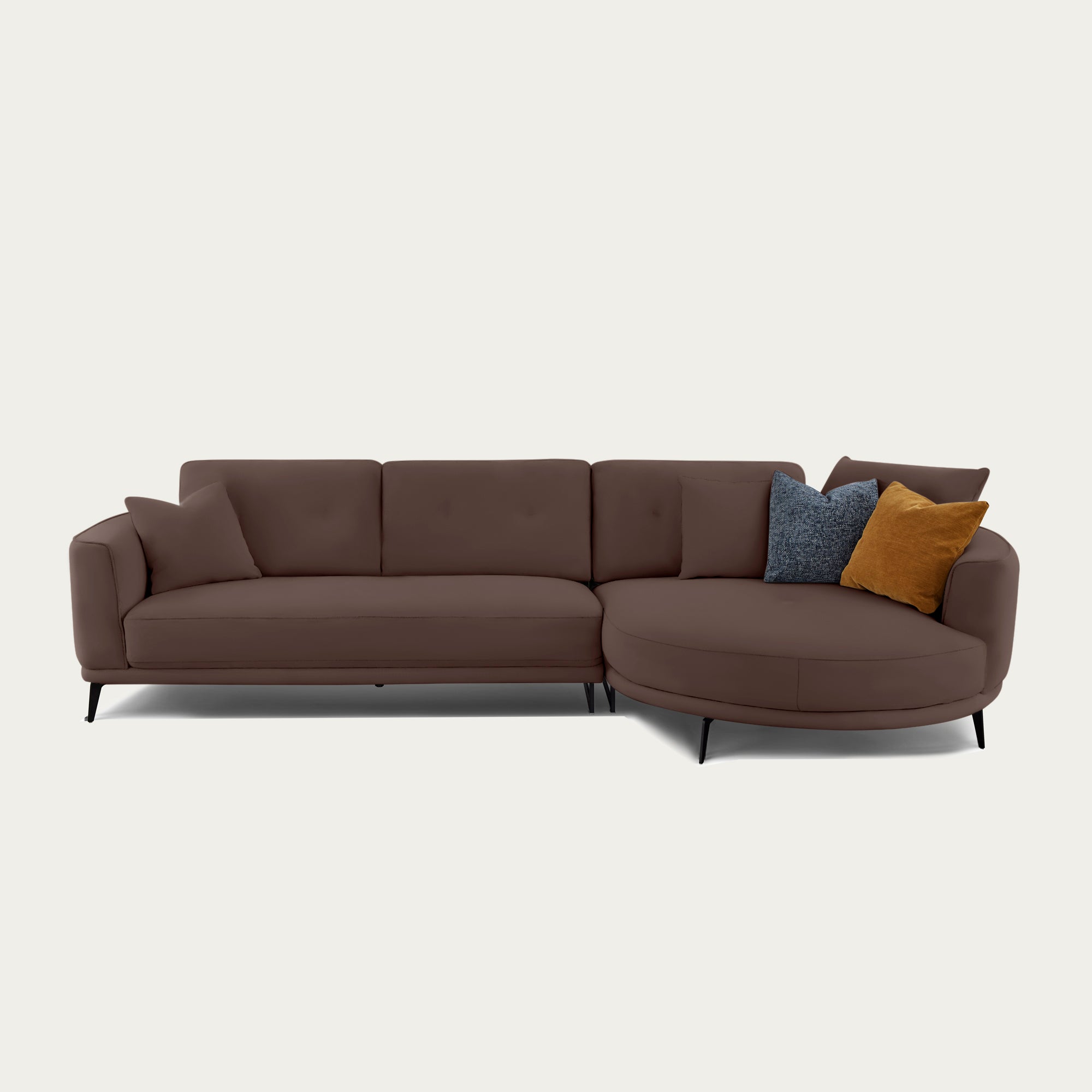 Rene Sectional Sofa, Leather