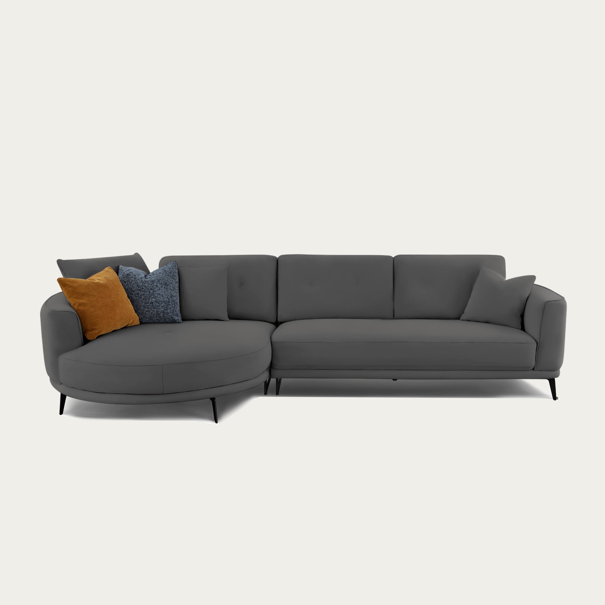 Rene Sectional Sofa, Leather