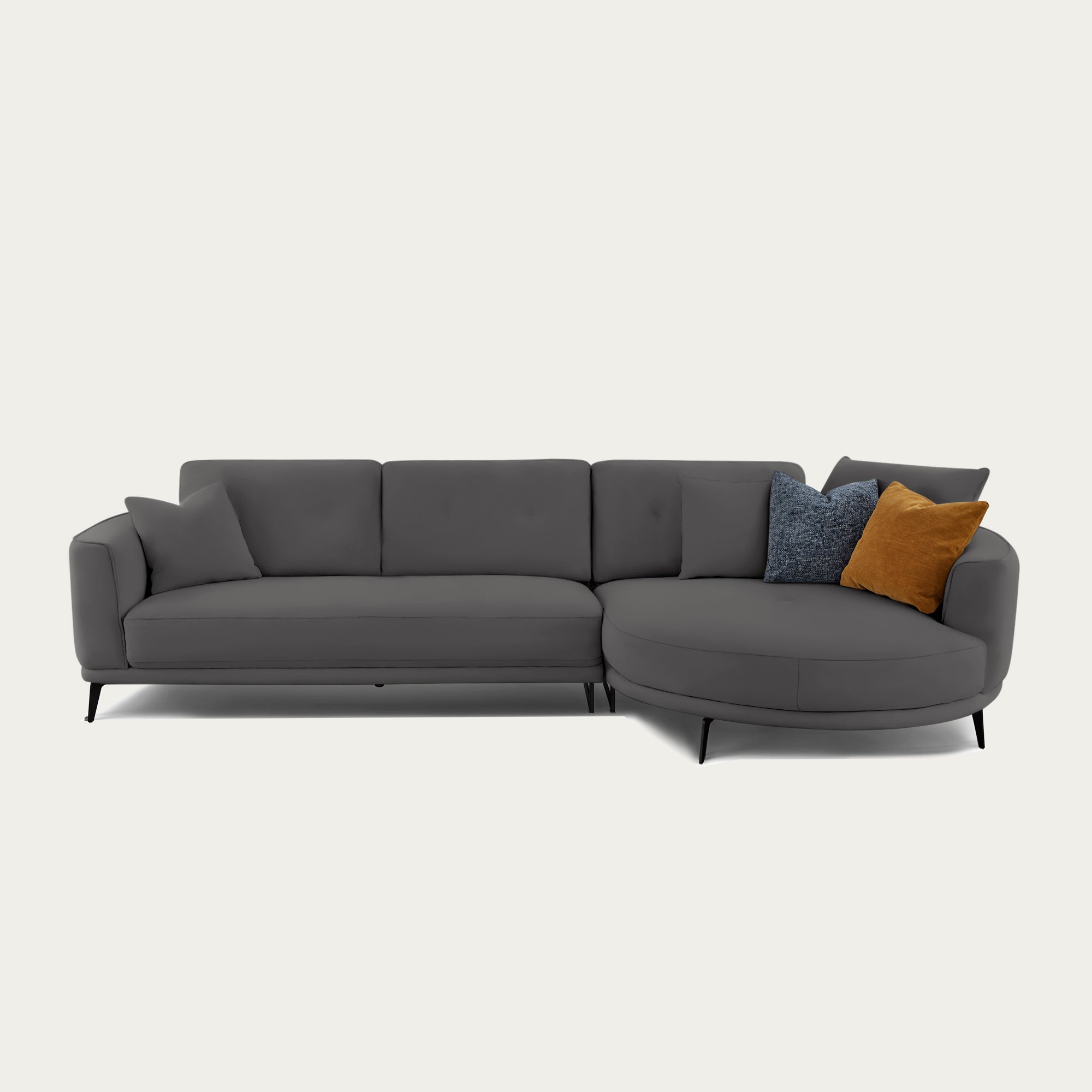Rene Sectional Sofa, Leather