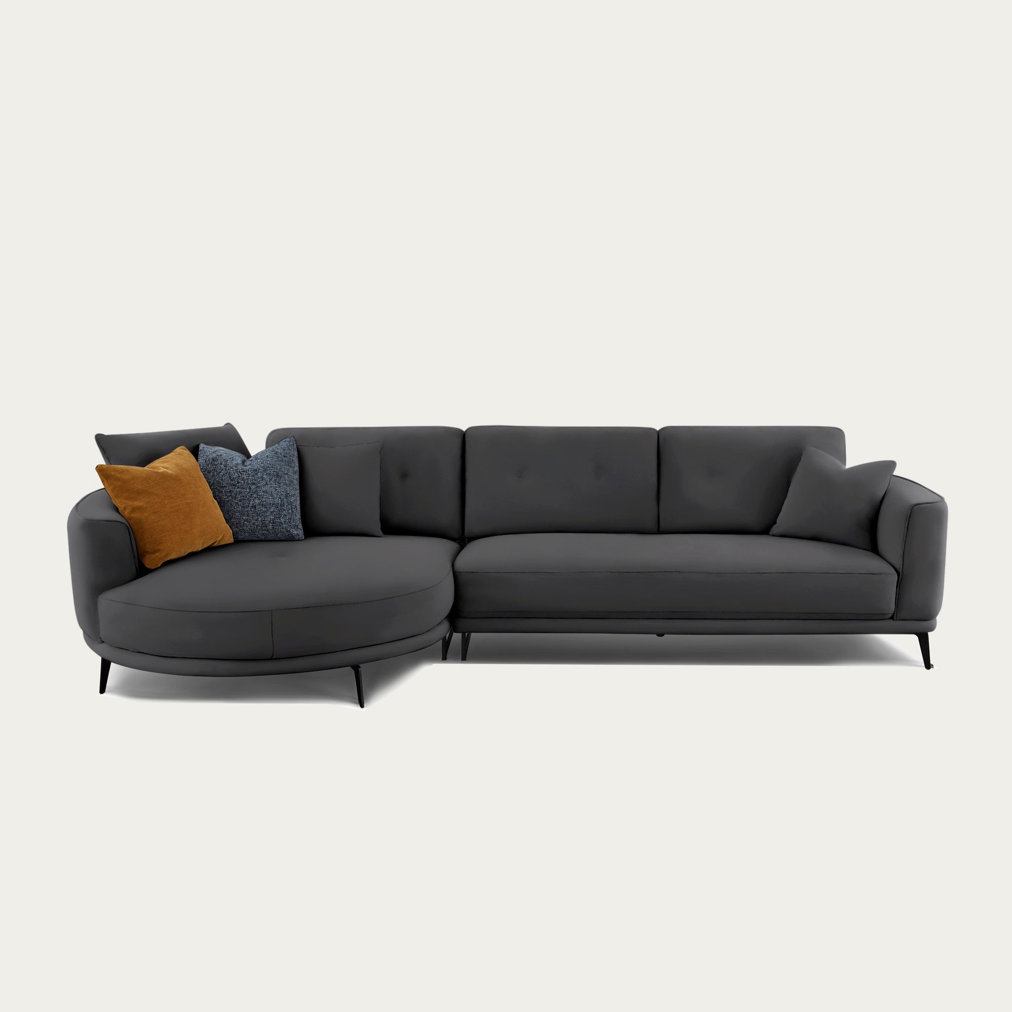 Rene Sectional Sofa, Leather