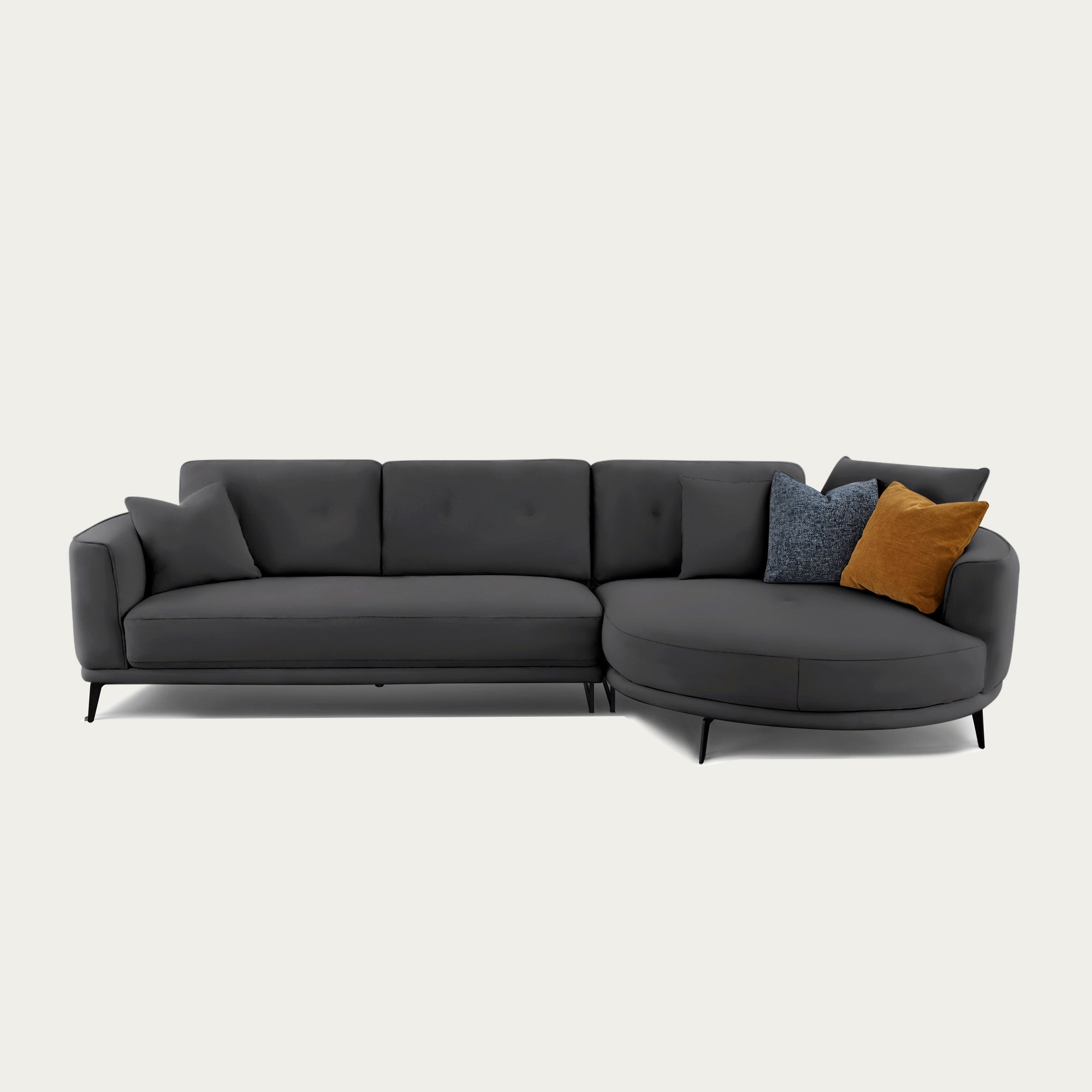 Rene Sectional Sofa, Leather