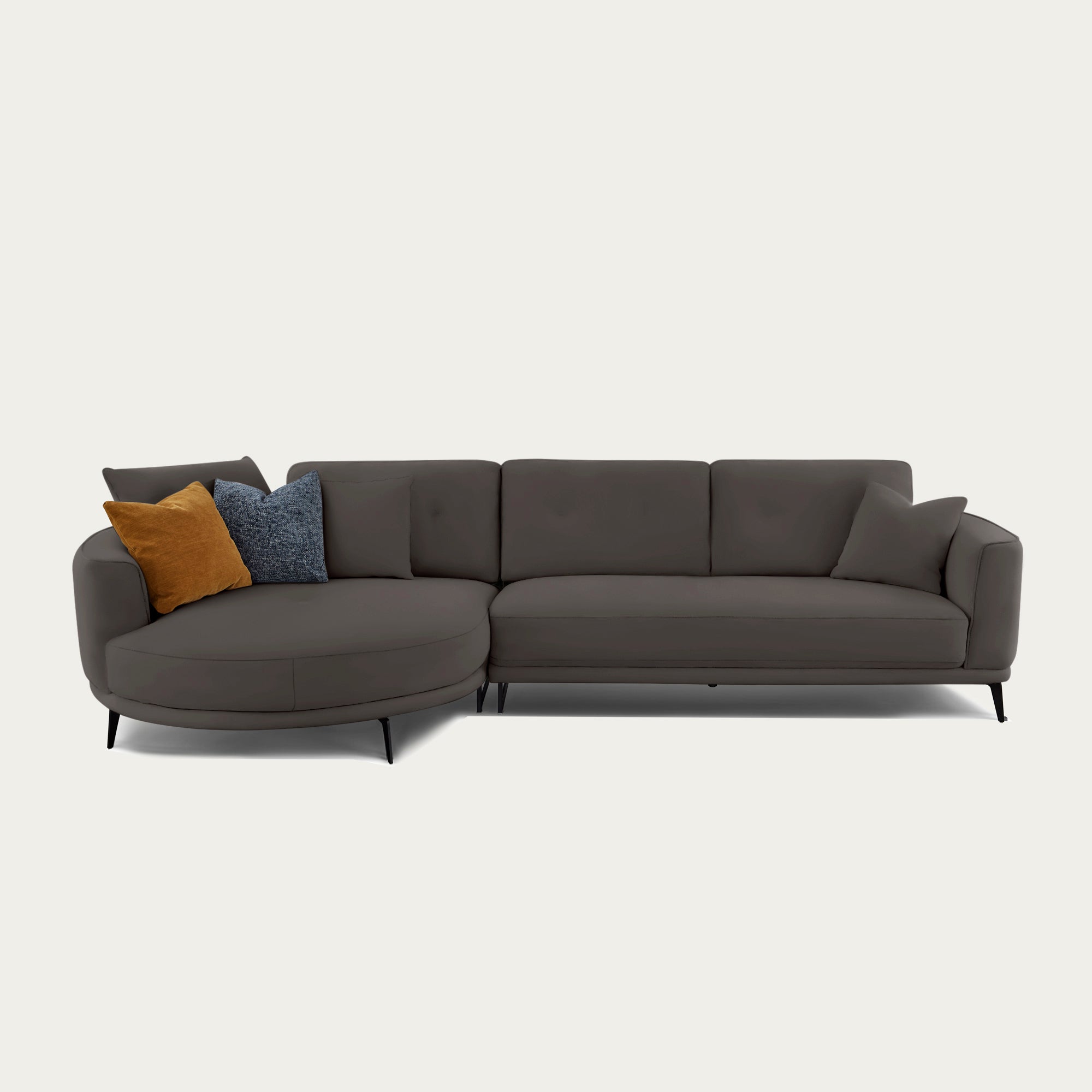 Rene Sectional Sofa, Leather