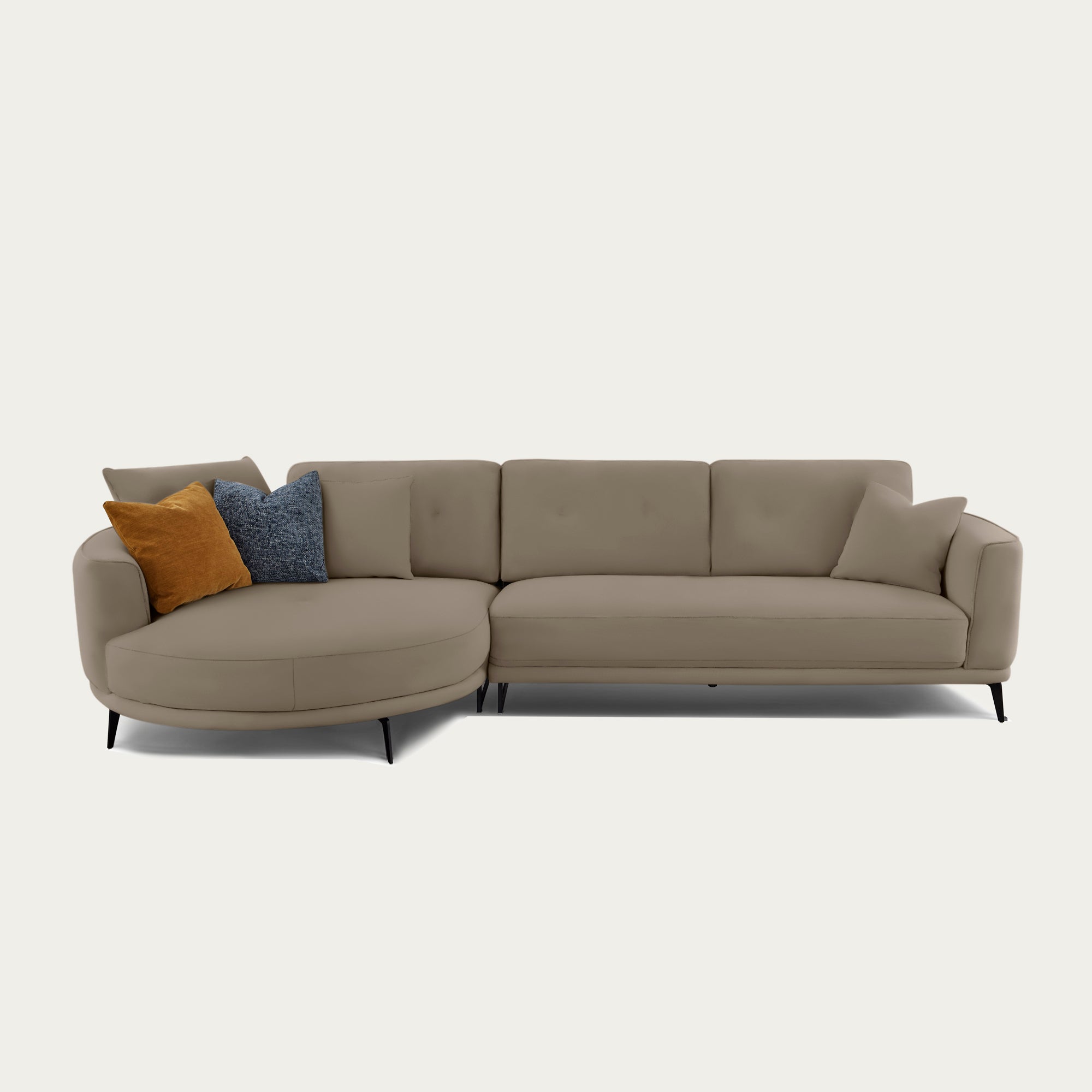Rene Sectional Sofa, Leather