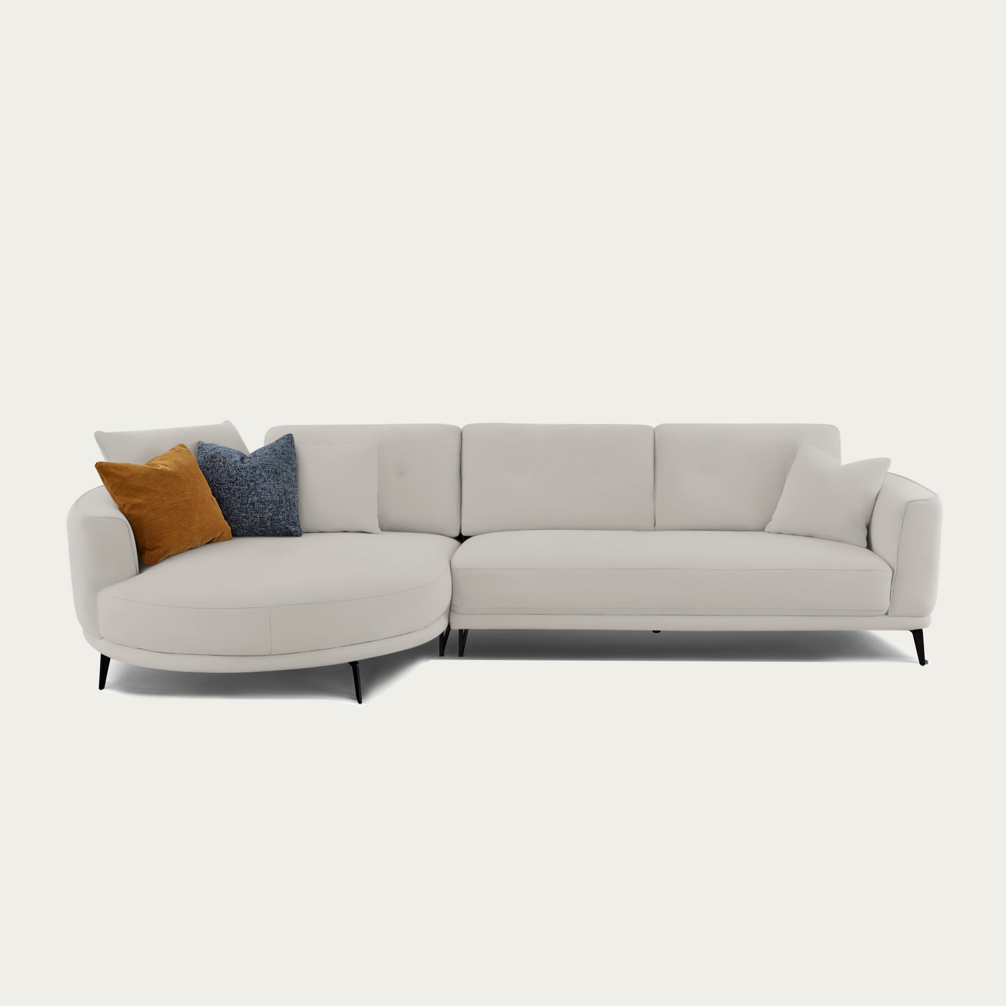 Rene Sectional Sofa, Leather