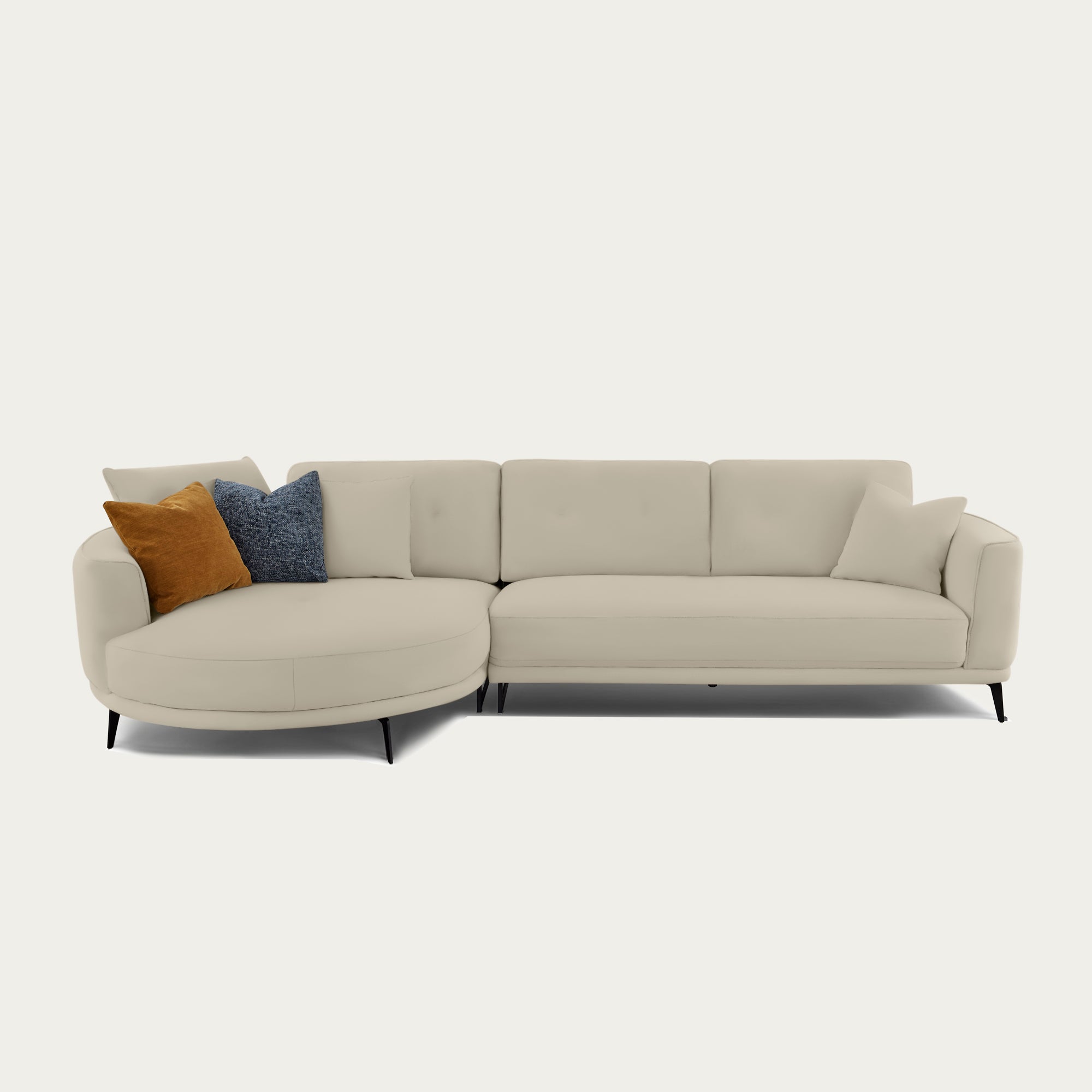 Rene Sectional Sofa, Leather
