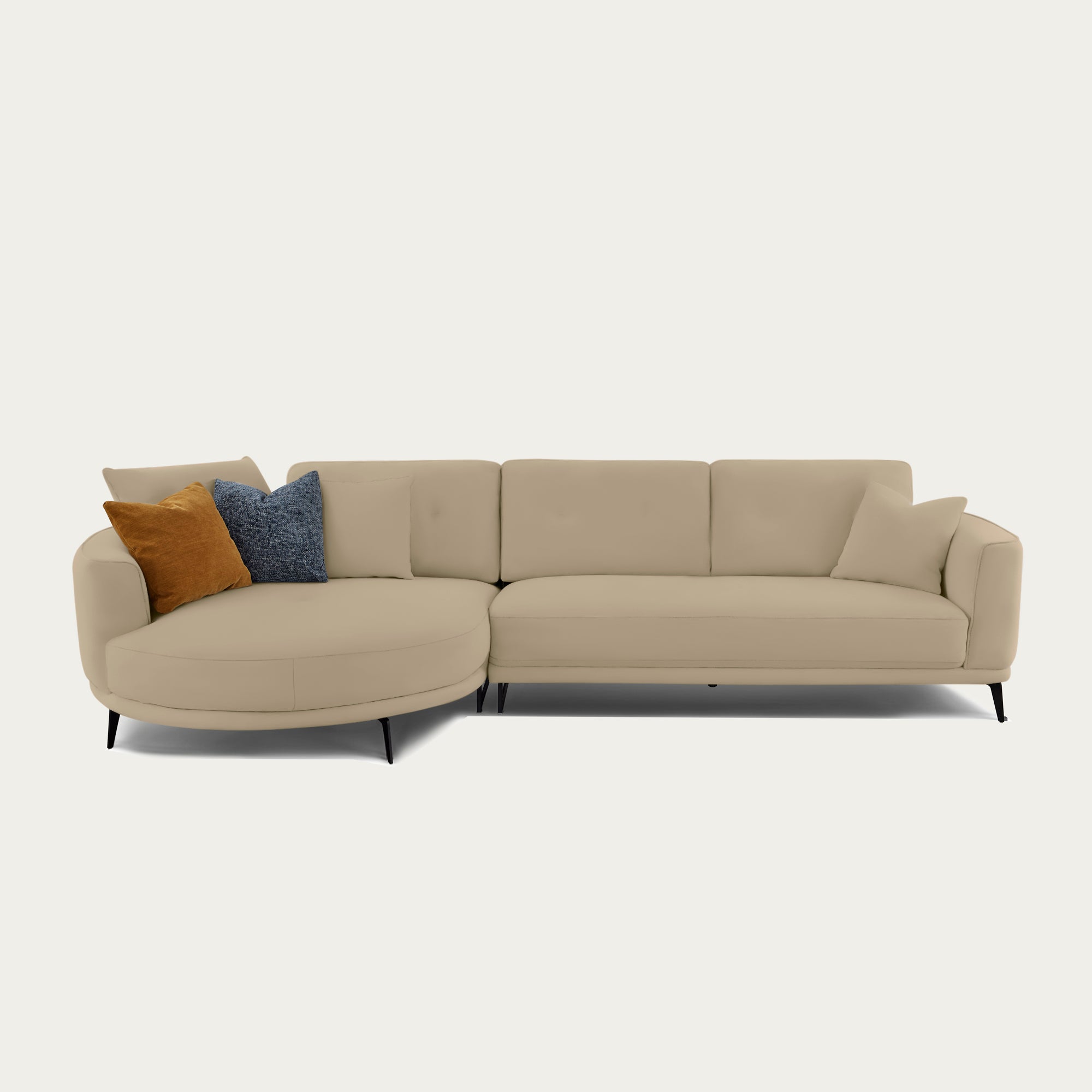Rene Sectional Sofa, Leather