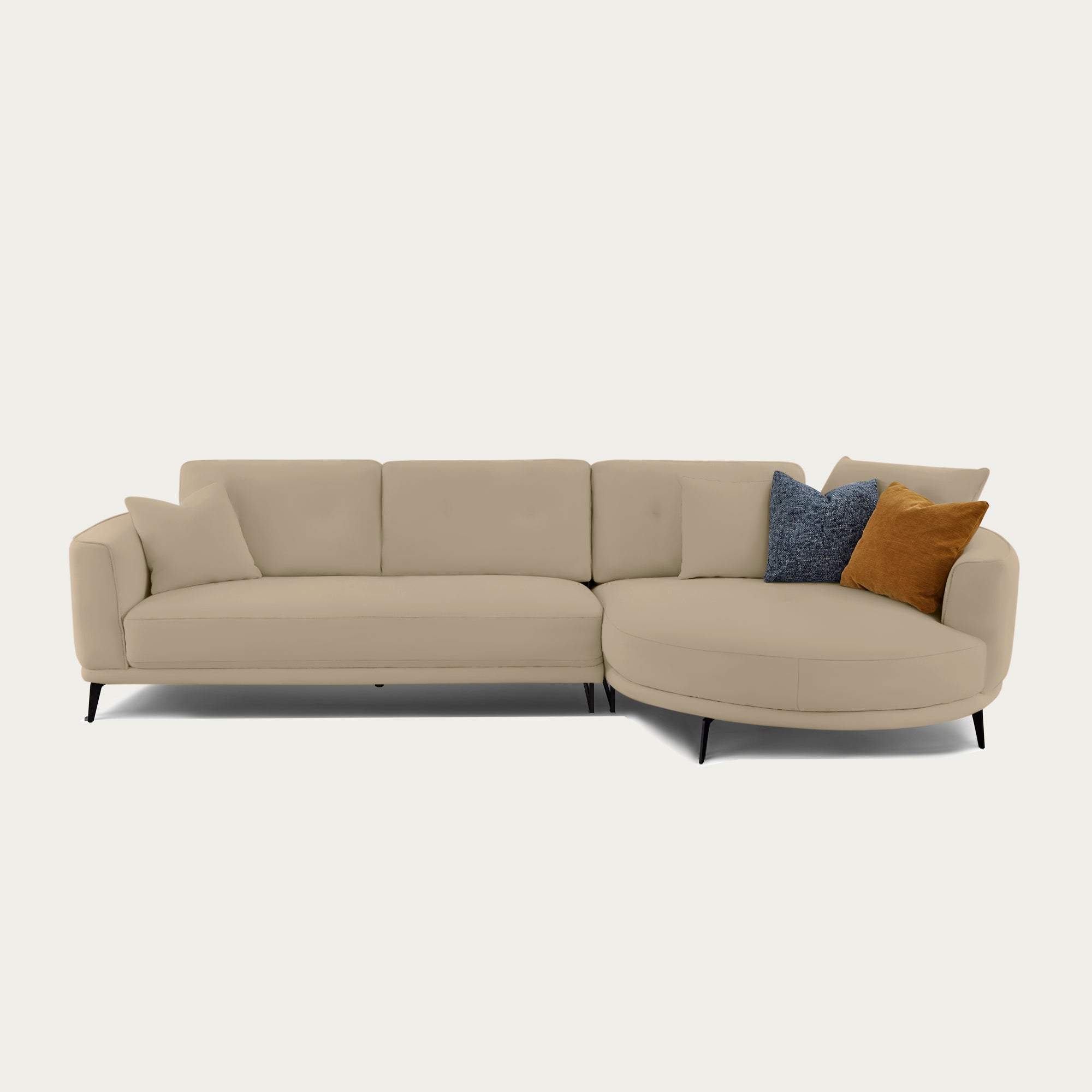 Rene Sectional Sofa, Leather
