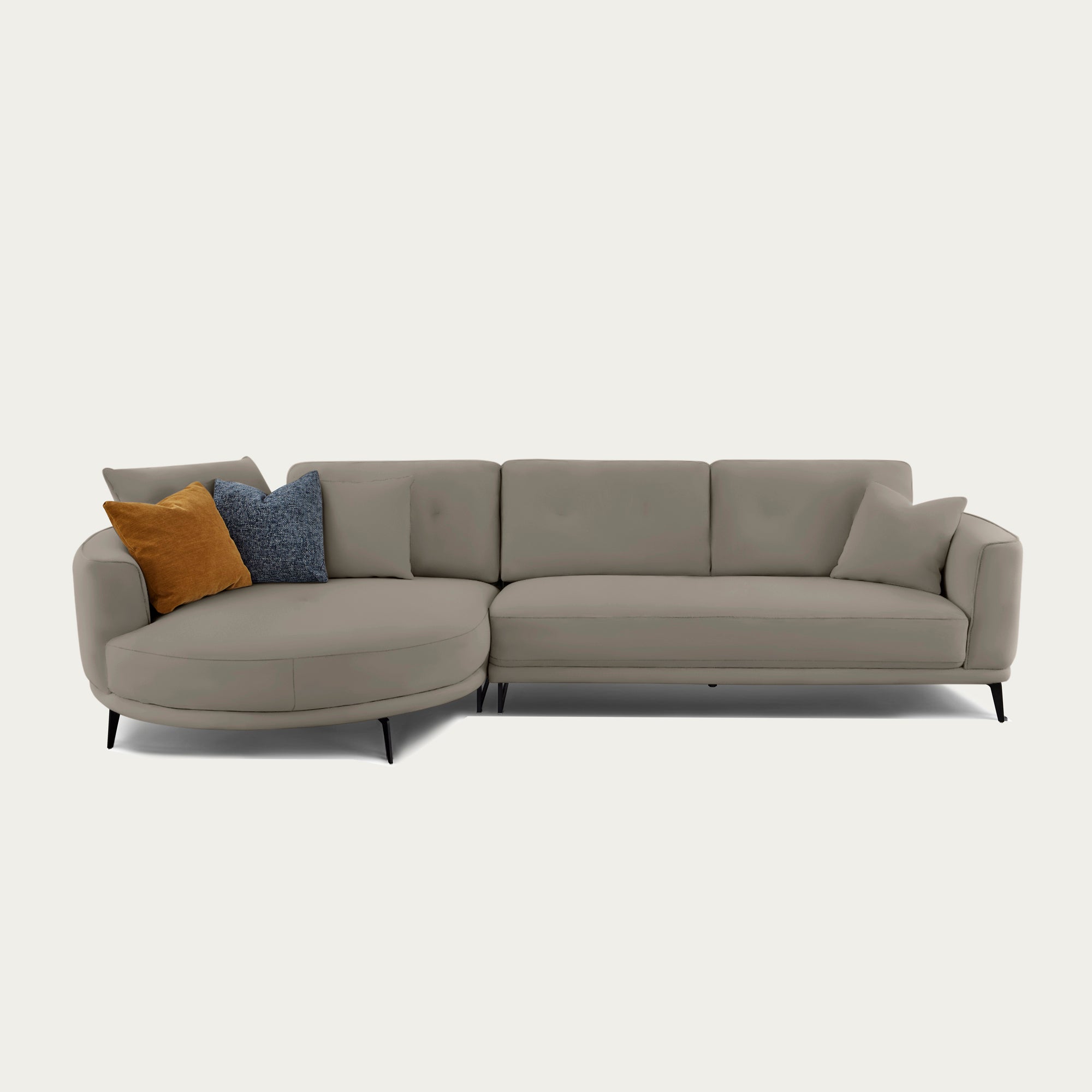 Rene Sectional Sofa, Leather