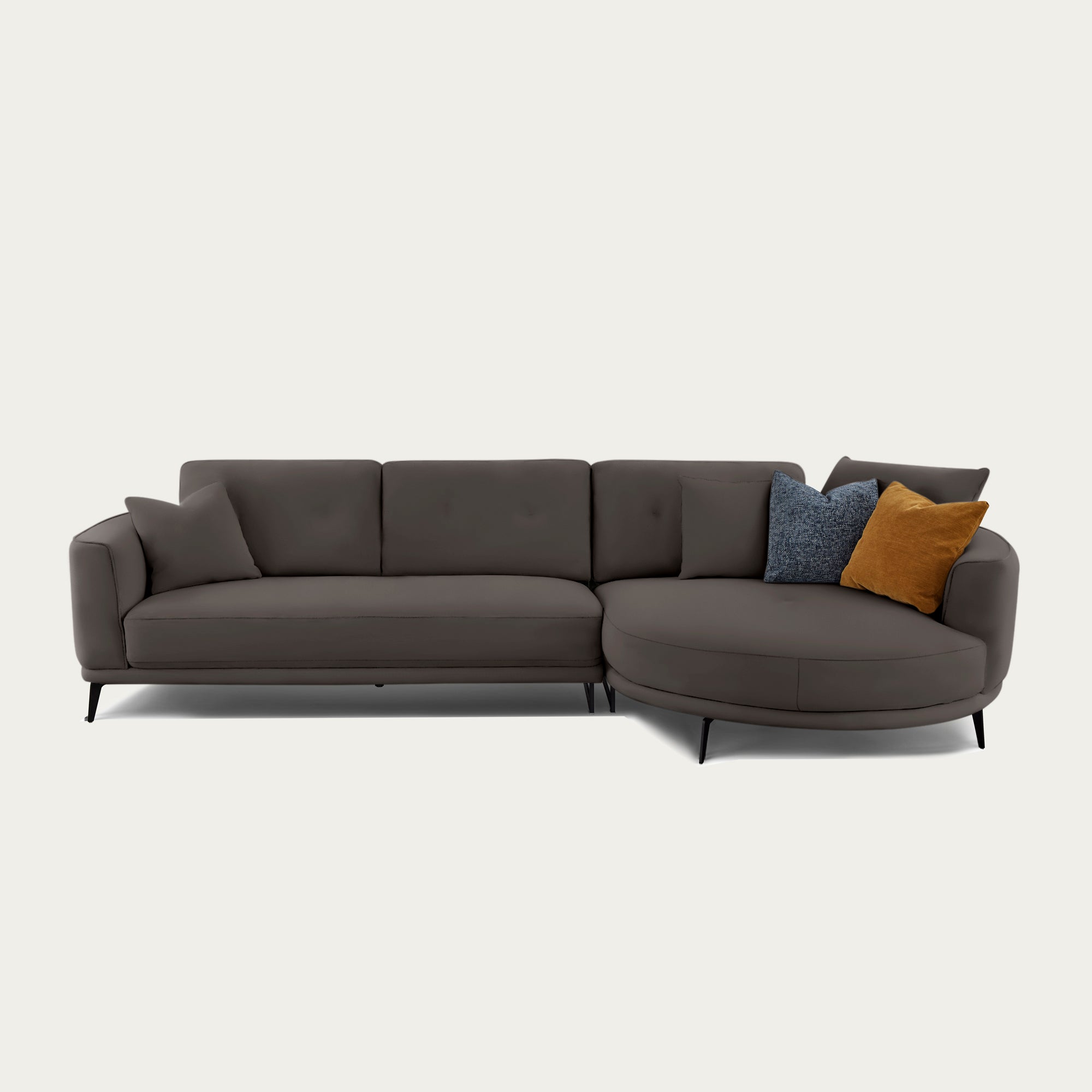 Rene Sectional Sofa, Leather