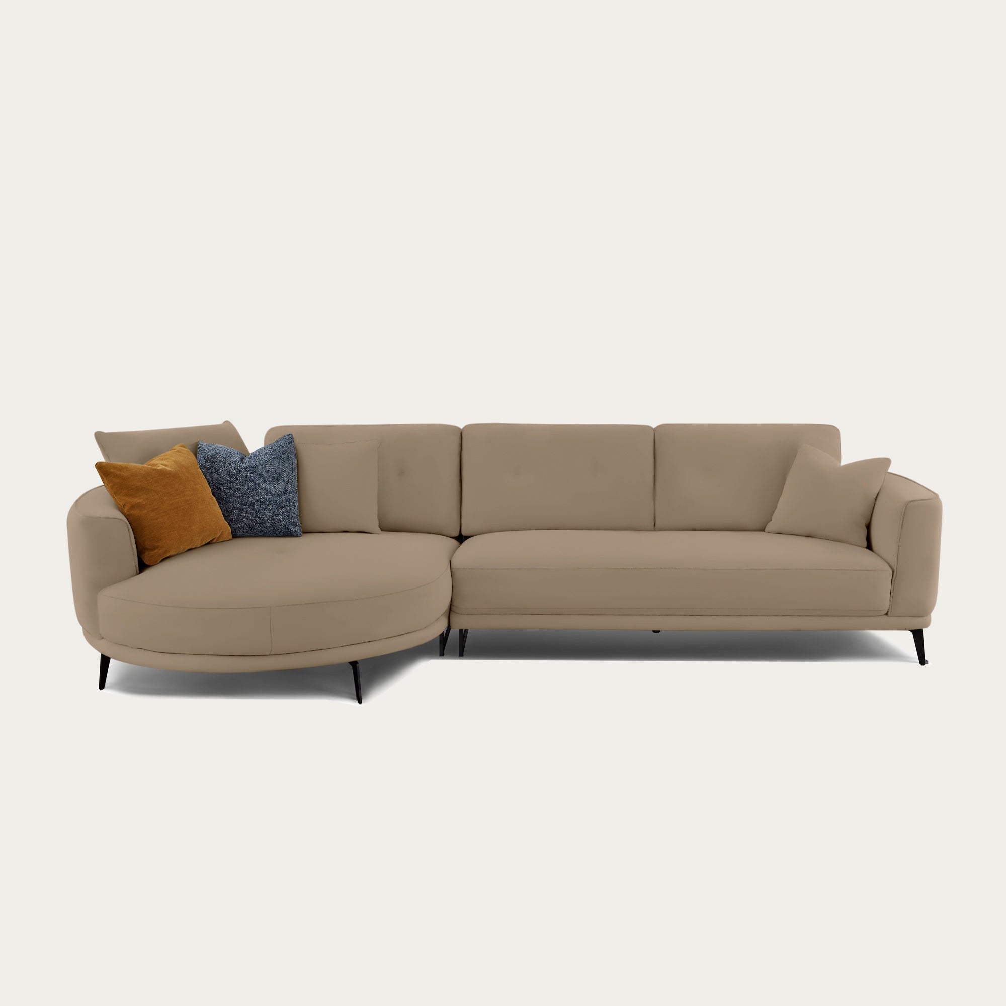 Rene Sectional Sofa, Leather