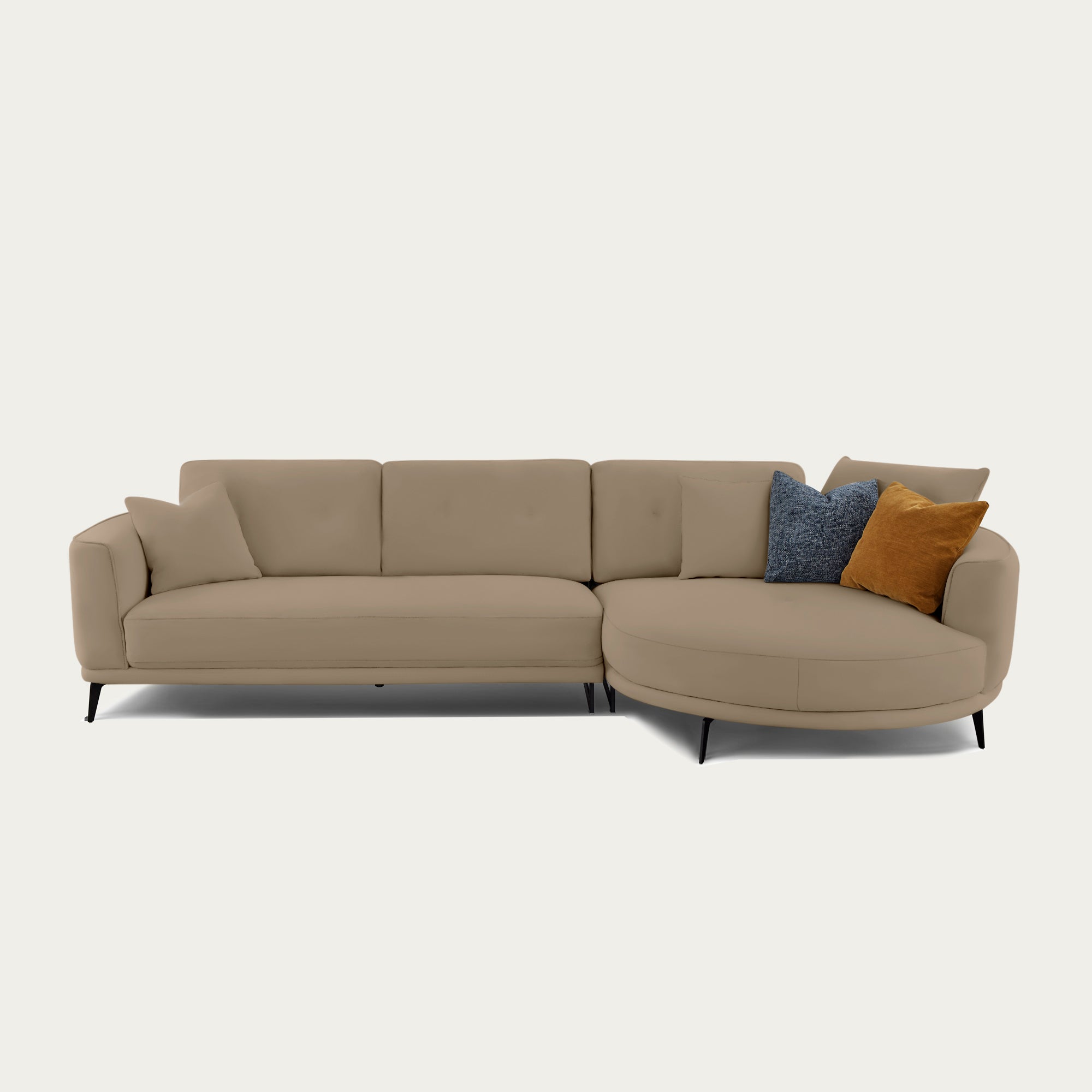Rene Sectional Sofa, Leather