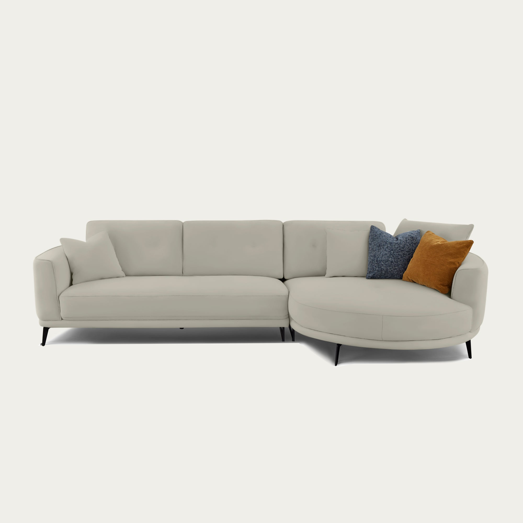 Rene Sectional Sofa, Leather