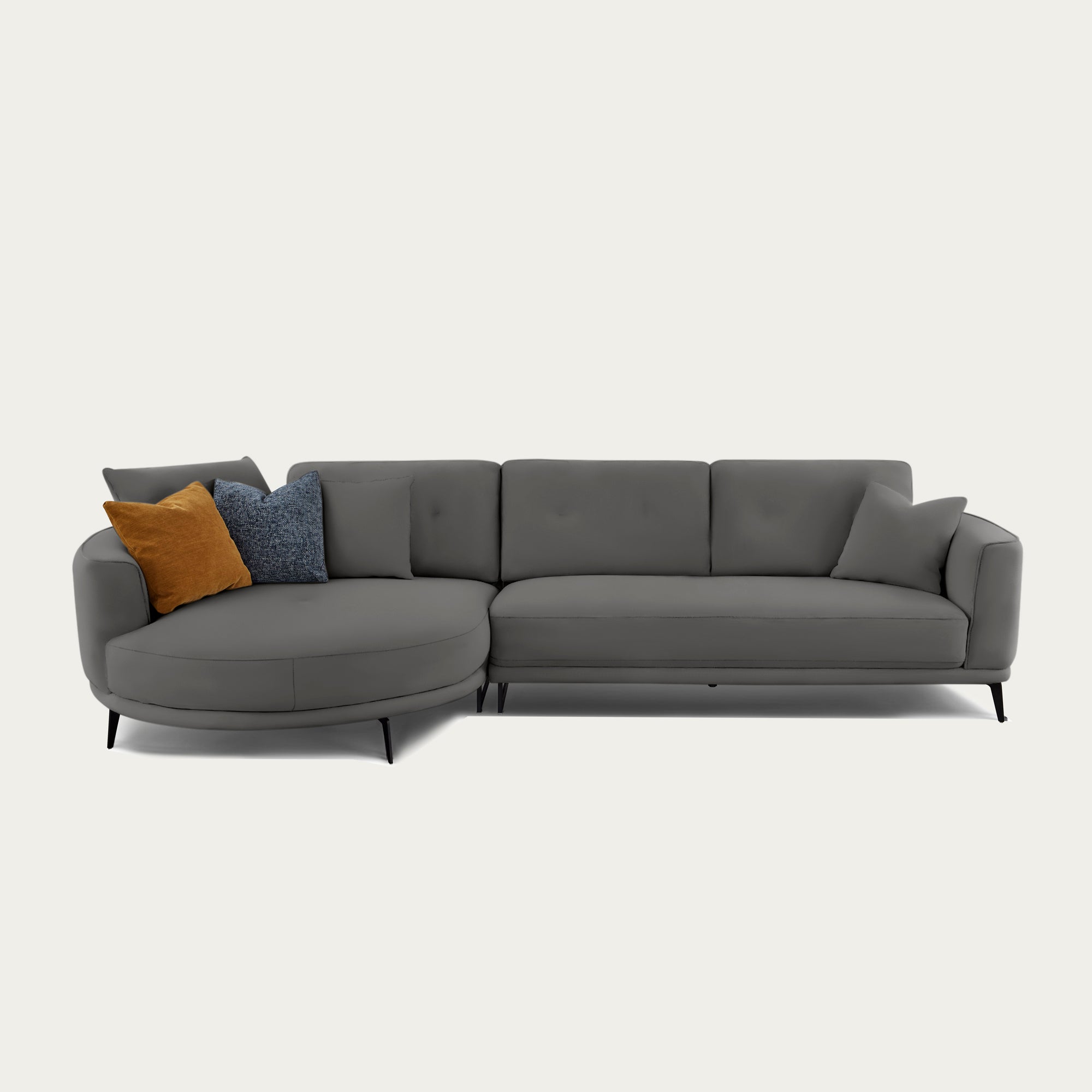 Rene Sectional Sofa, Leather