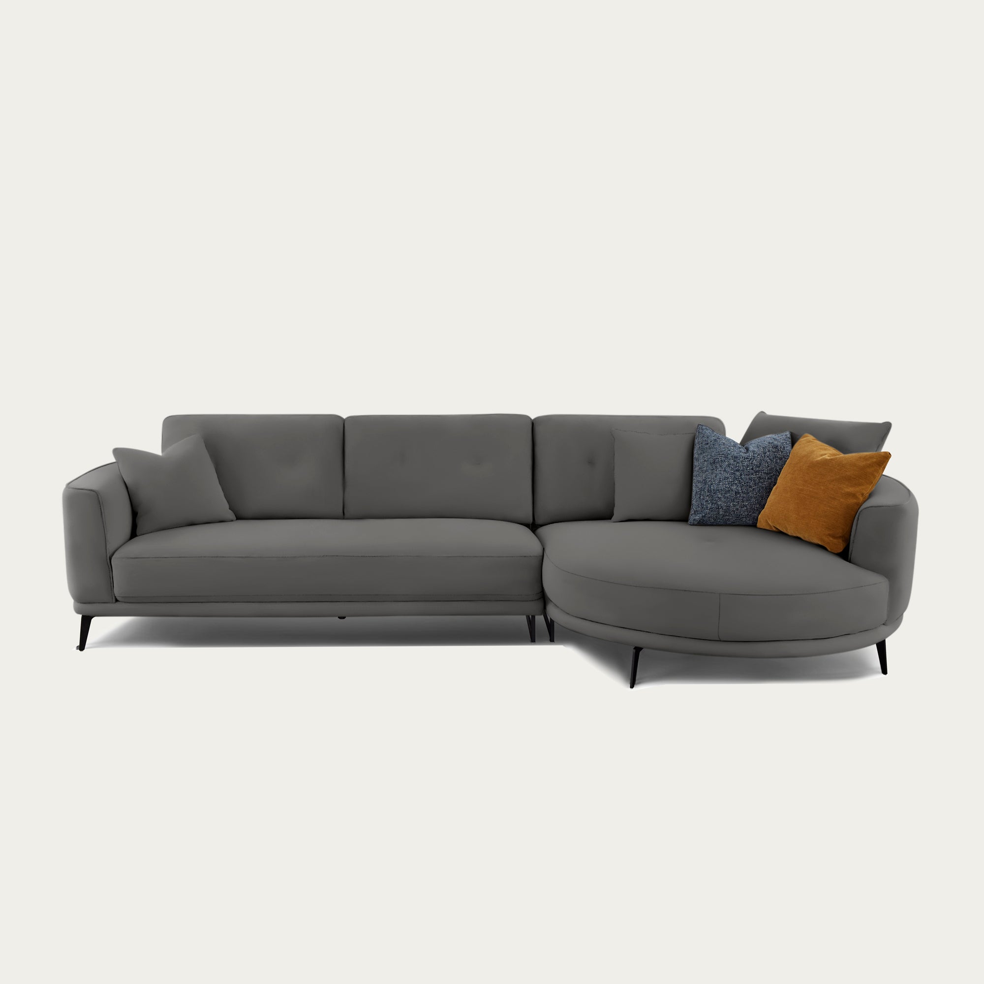 Rene Sectional Sofa, Leather