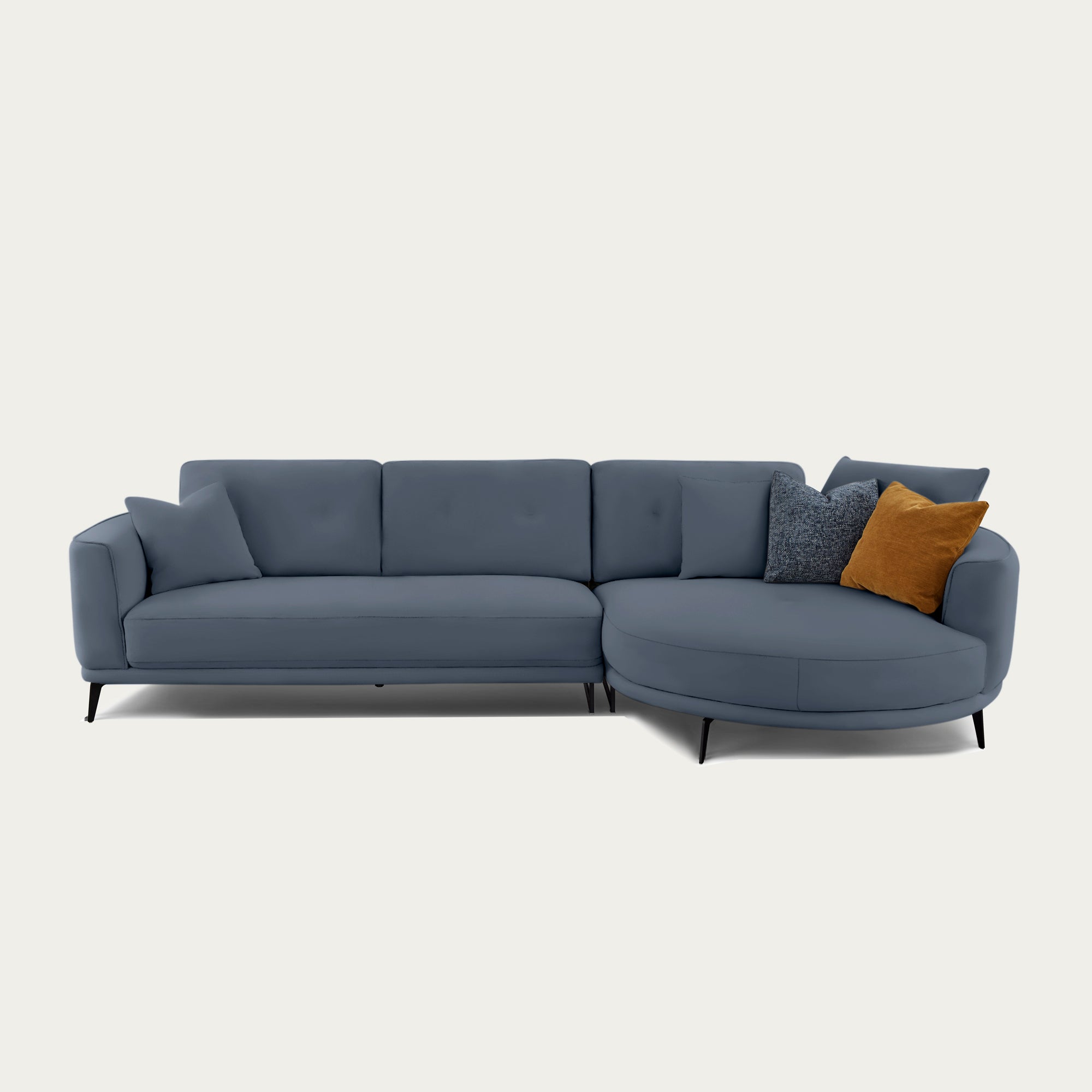 Rene Sectional Sofa, Leather