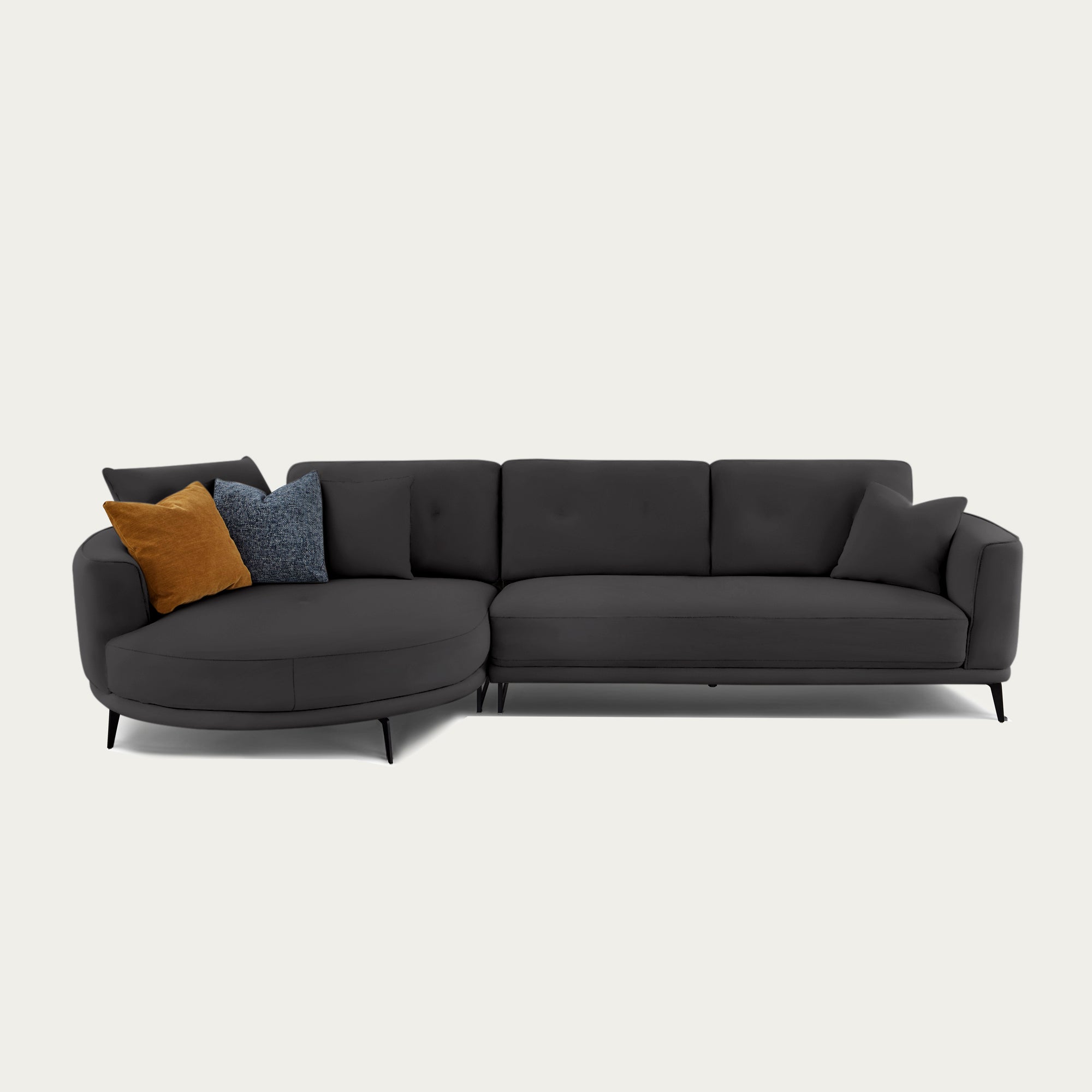 Rene Sectional Sofa, Leather