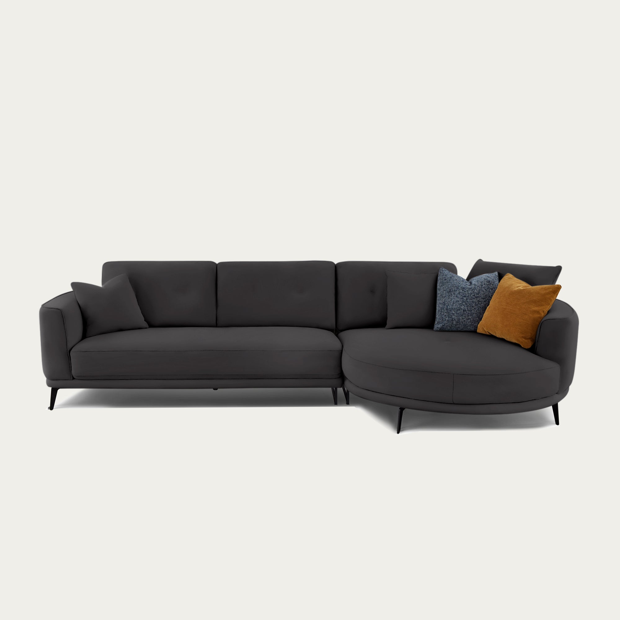 Rene Sectional Sofa, Leather