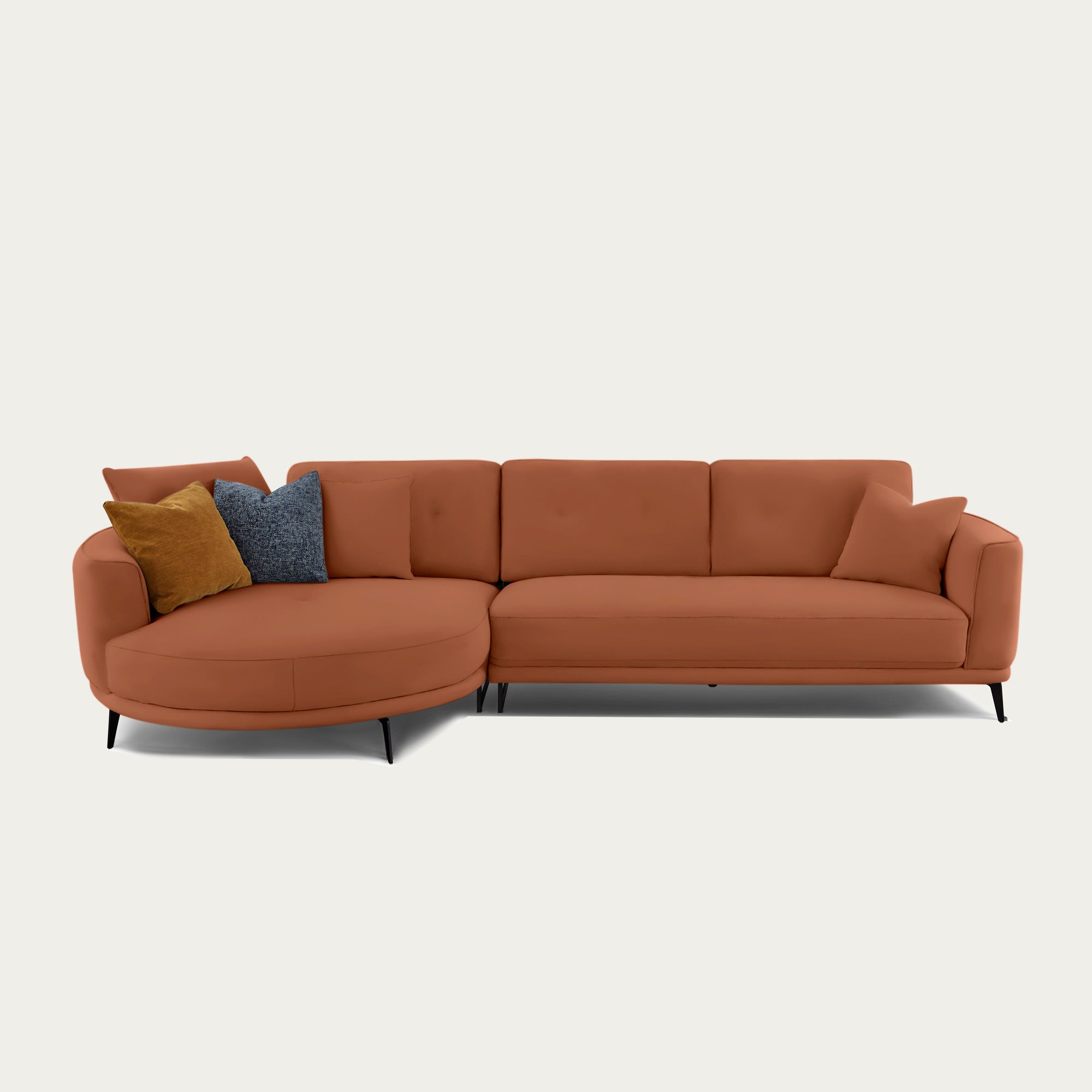 Rene Sectional Sofa, Leather