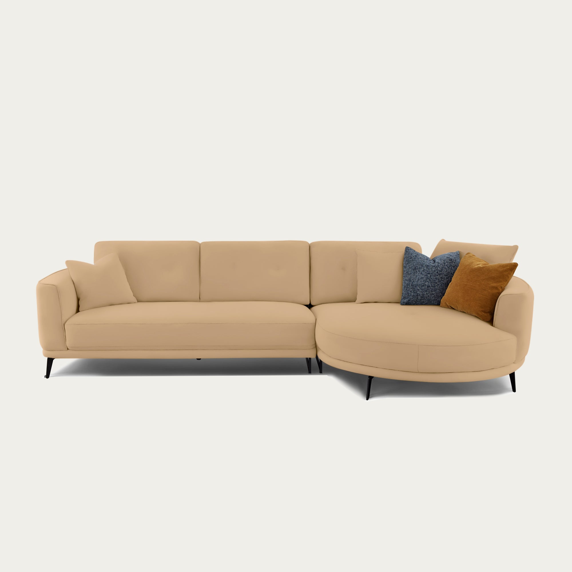Rene Sectional Sofa, Leather