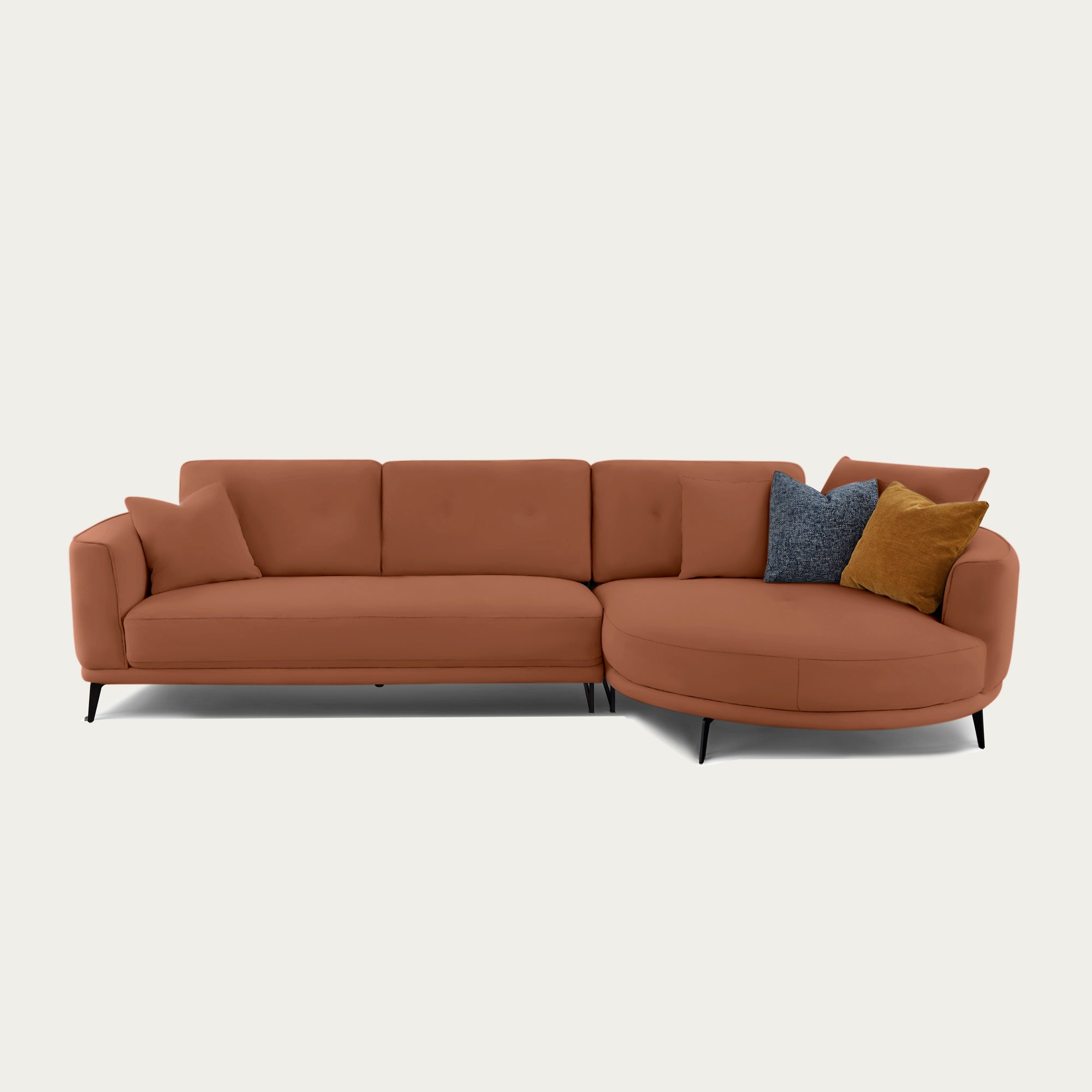 Rene Sectional Sofa, Leather