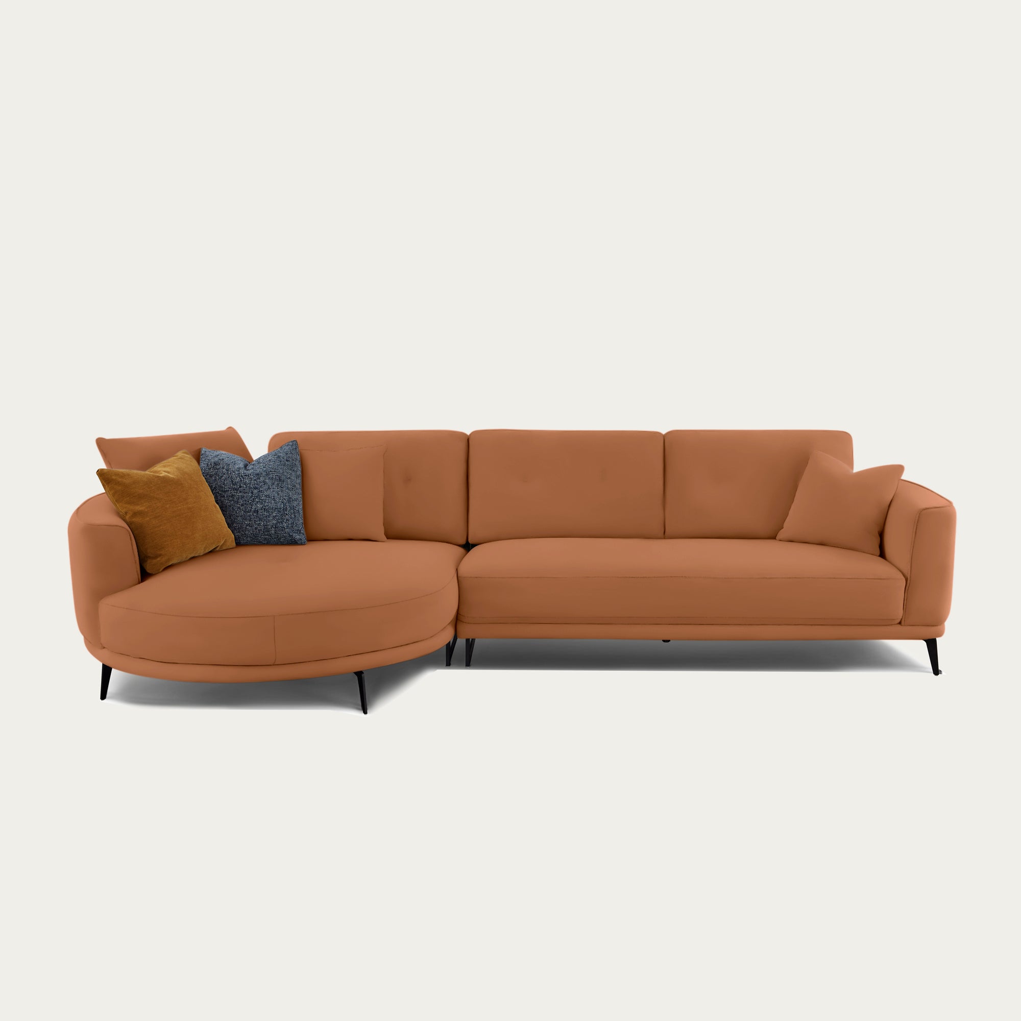 Rene Sectional Sofa, Leather