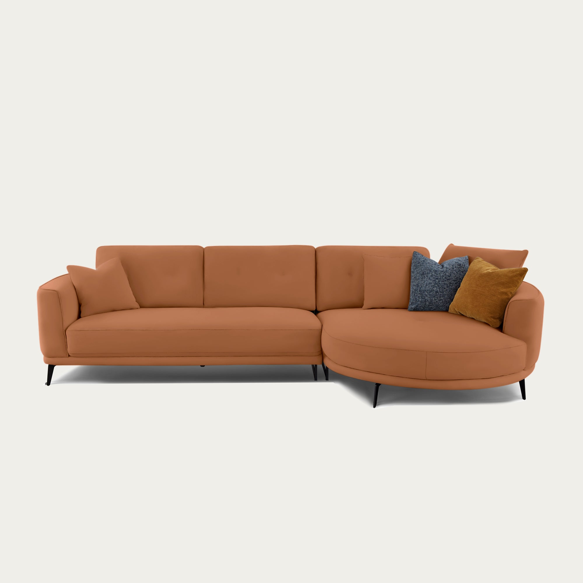 Rene Sectional Sofa, Leather
