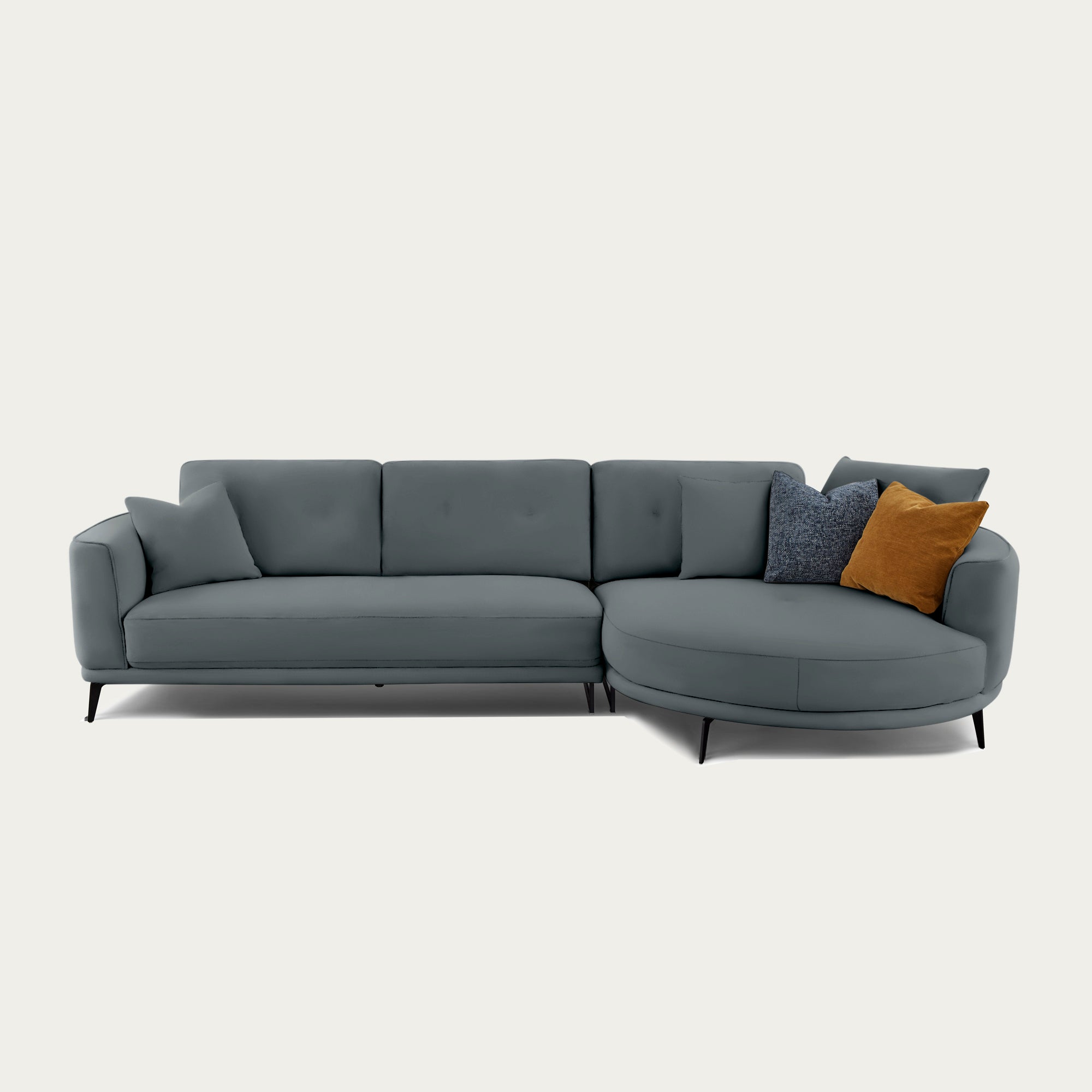Rene Sectional Sofa, Leather